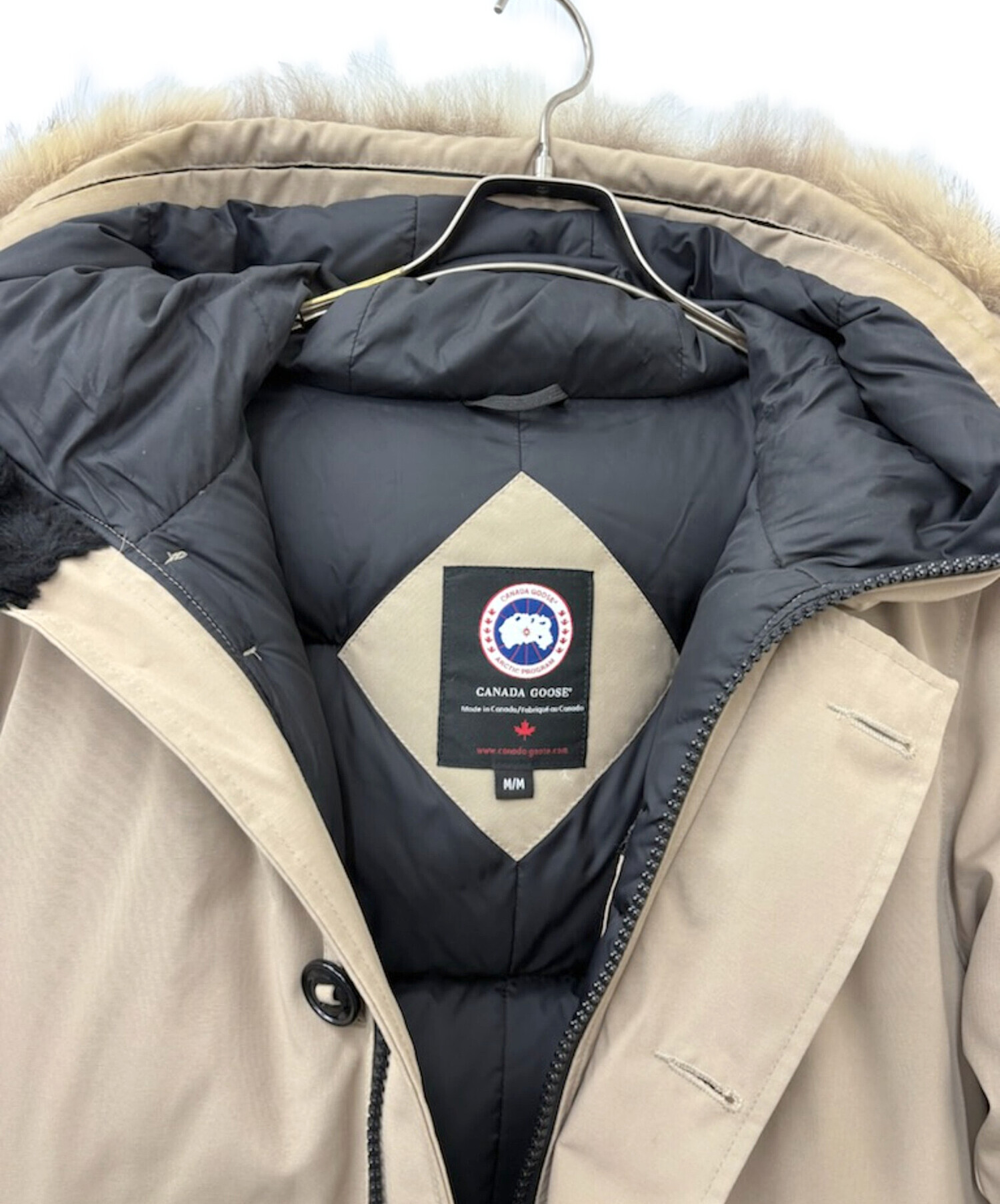 中古・古着通販】CANADA GOOSE (カナダグース) JASPER PARKA ベージュ