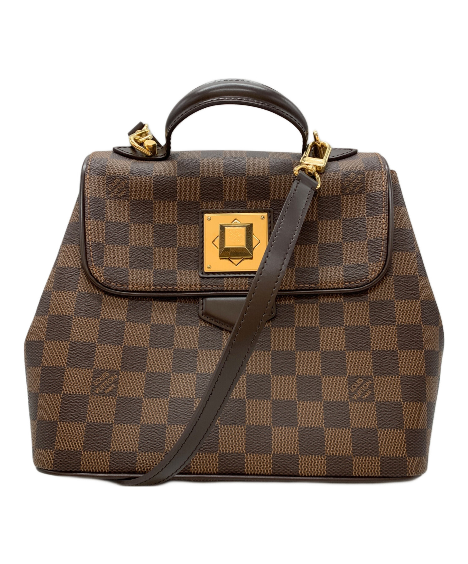 Louis Vuitton ハンドバッグ ブラウン 中古・古着通販】LOUIS VUITTON (ルイ ヴィトン) 2WAYバッグ ブラウン