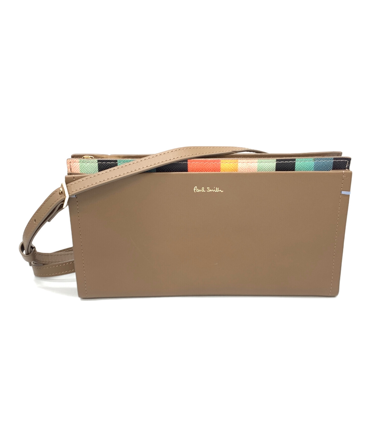 中古・古着通販】Paul Smith (ポールスミス) レザーショルダーバッグ