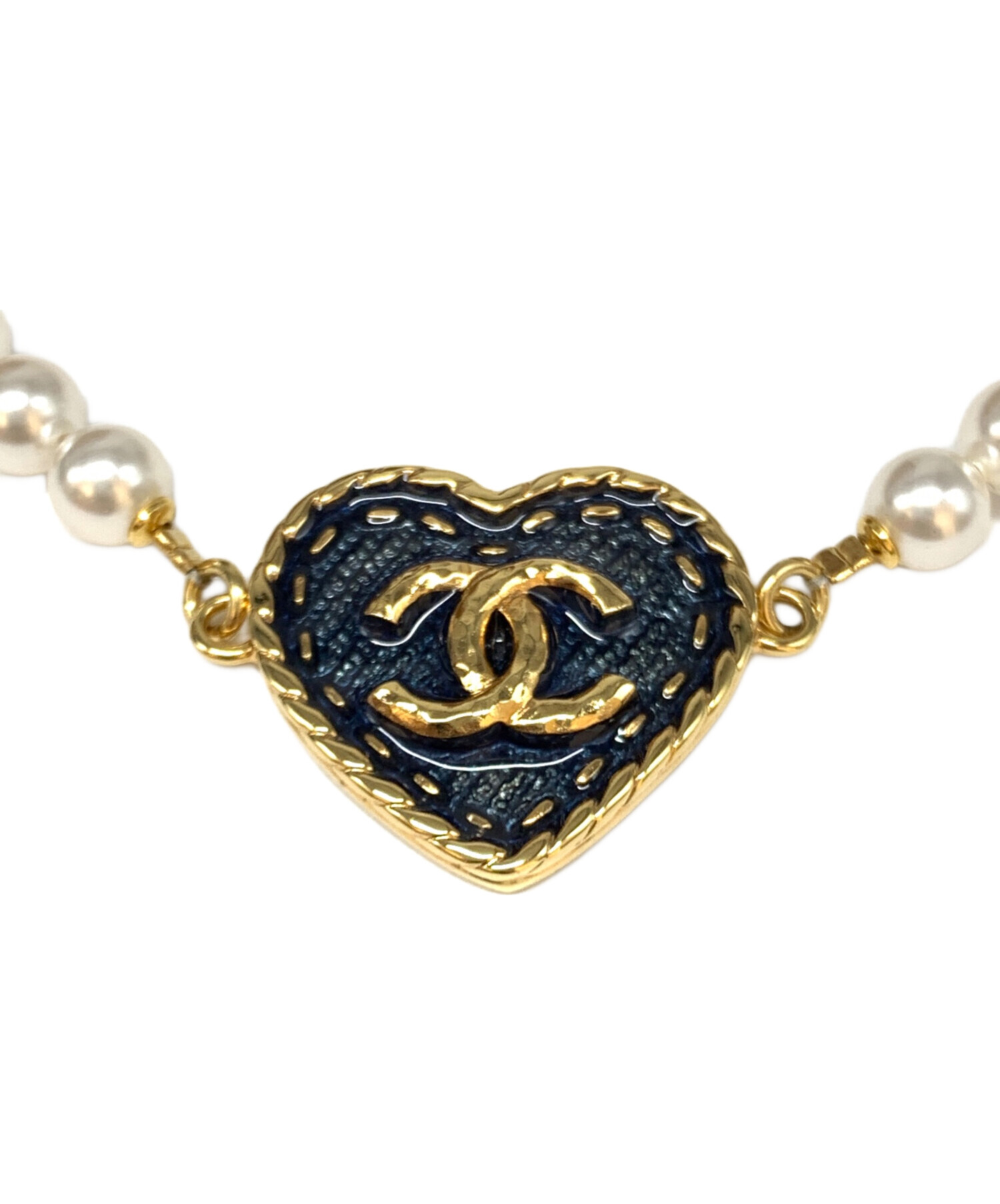 中古・古着通販】CHANEL (シャネル) ココマーク チョーカー ホワイト