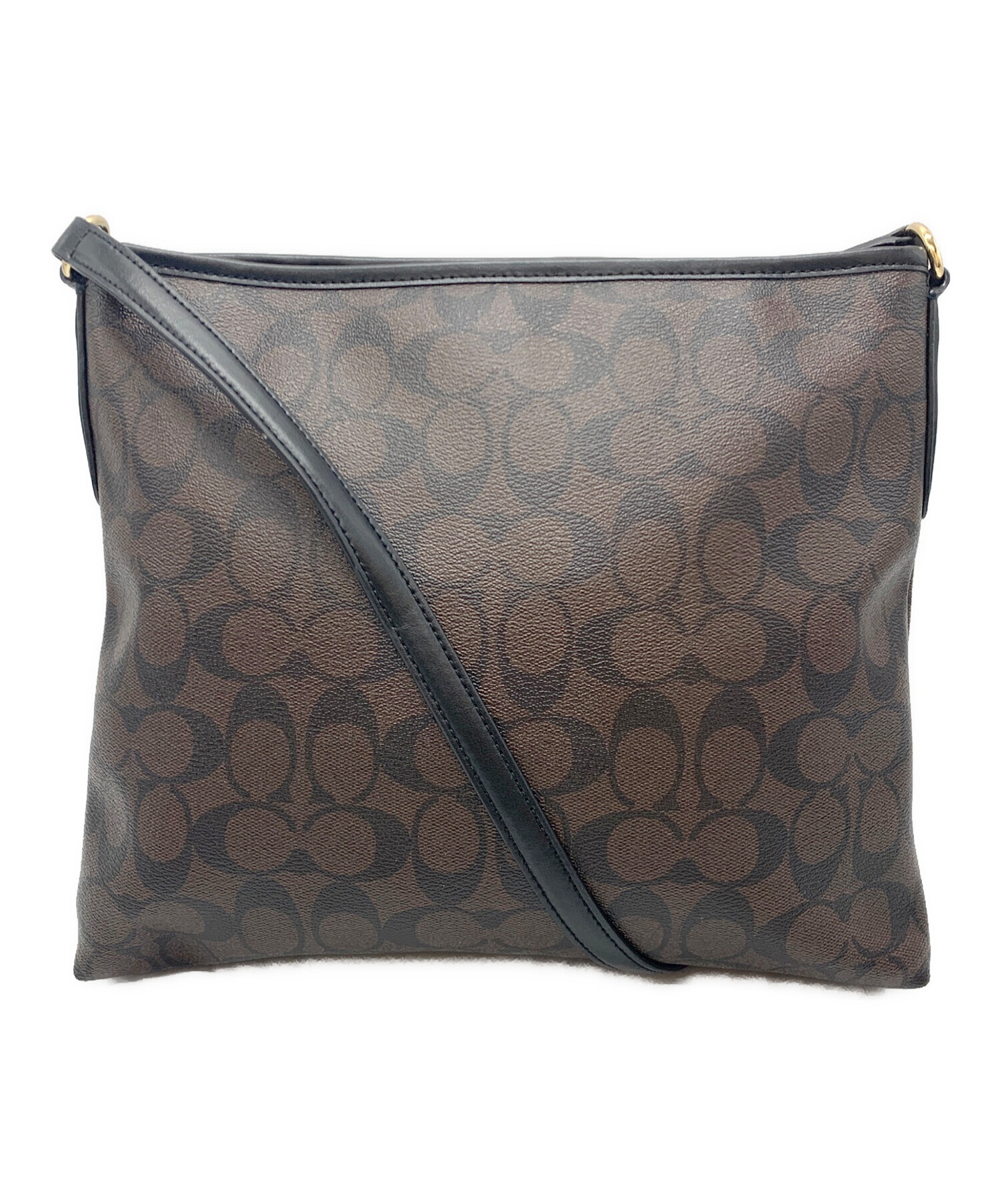 中古・古着通販】COACH (コーチ) ショルダーバッグ ブラウン｜ブランド
