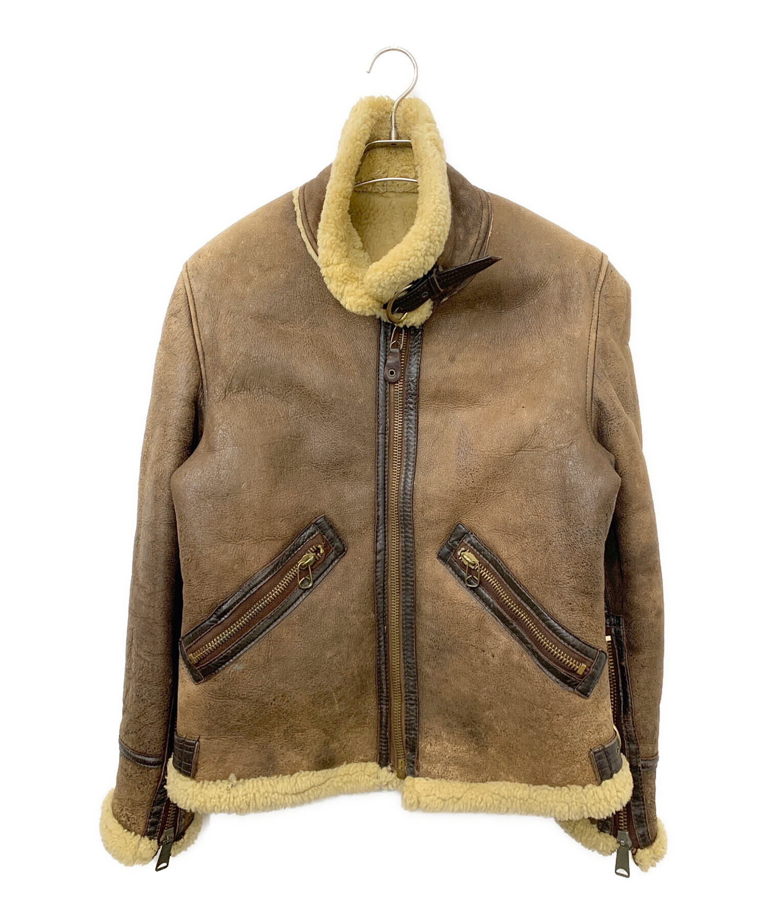 超希少モデル　アヴィレックスB9 ブラウン 中古・古着通販】AVIREX (アヴィレックス) B9フライトジャケット