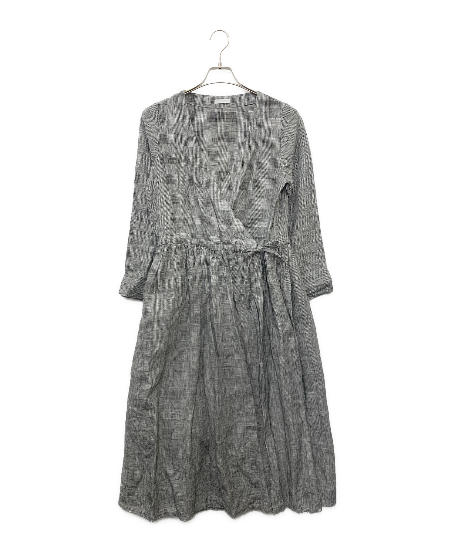 中古・古着通販】fog linen work (フォグリネンワーク) 長袖ワンピース