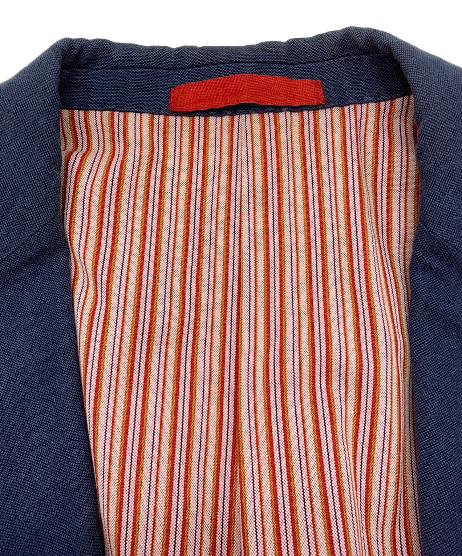 ISAIA ネイビー テーラードジャケット　46 中古・古着通販】ISAIA (イザイア) テーラードジャケット ネイビー