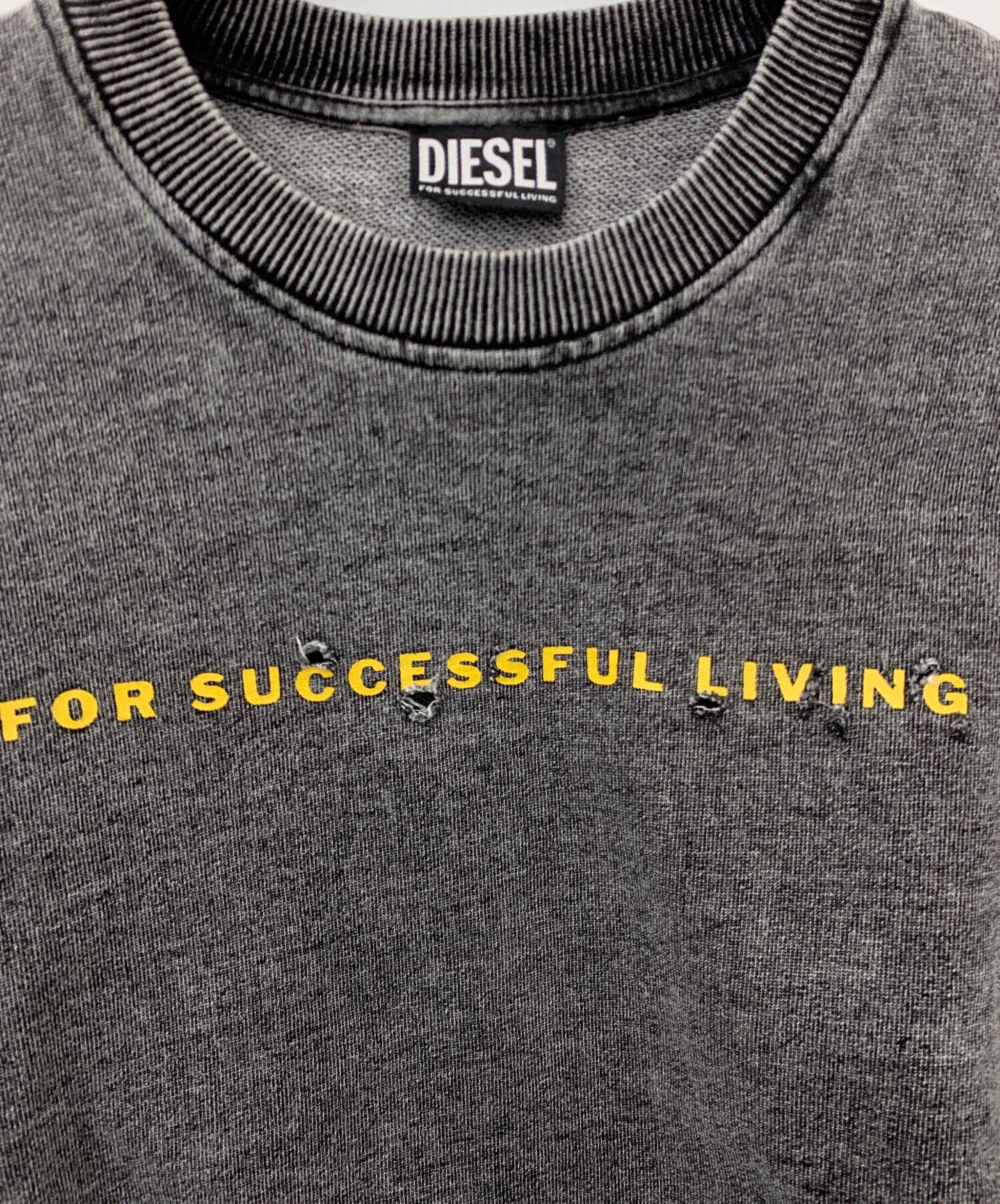 中古・古着通販】DIESEL (ディーゼル) スウェット グレー サイズ:M