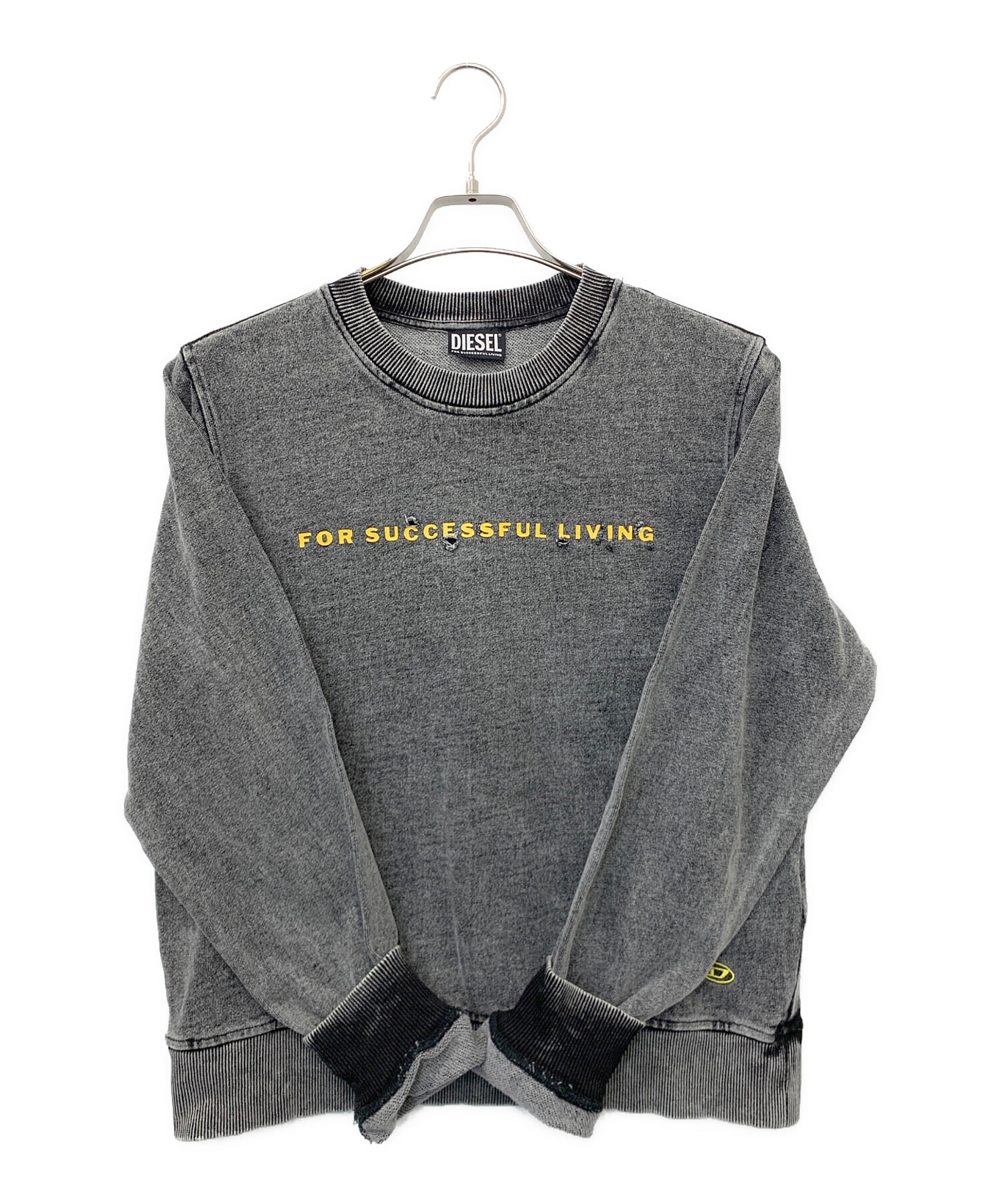 DIESEL ディーゼル スウェット メンズ 【古着】【中古】 中古・古着通販】DIESEL (ディーゼル) スウェット グレー サイズ:M