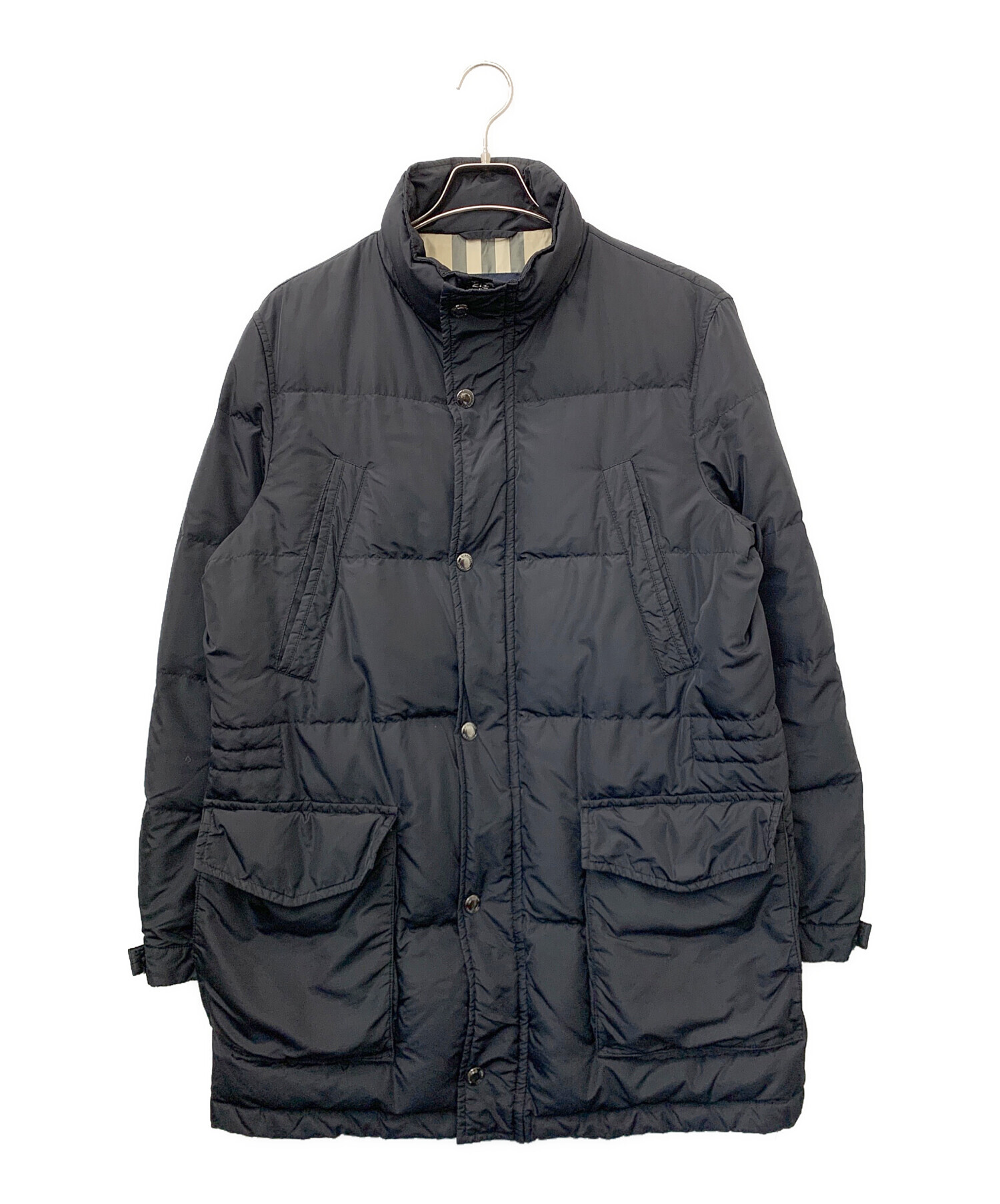 中古・古着通販】BURBERRY (バーバリー) ダウンジャケット ブラック