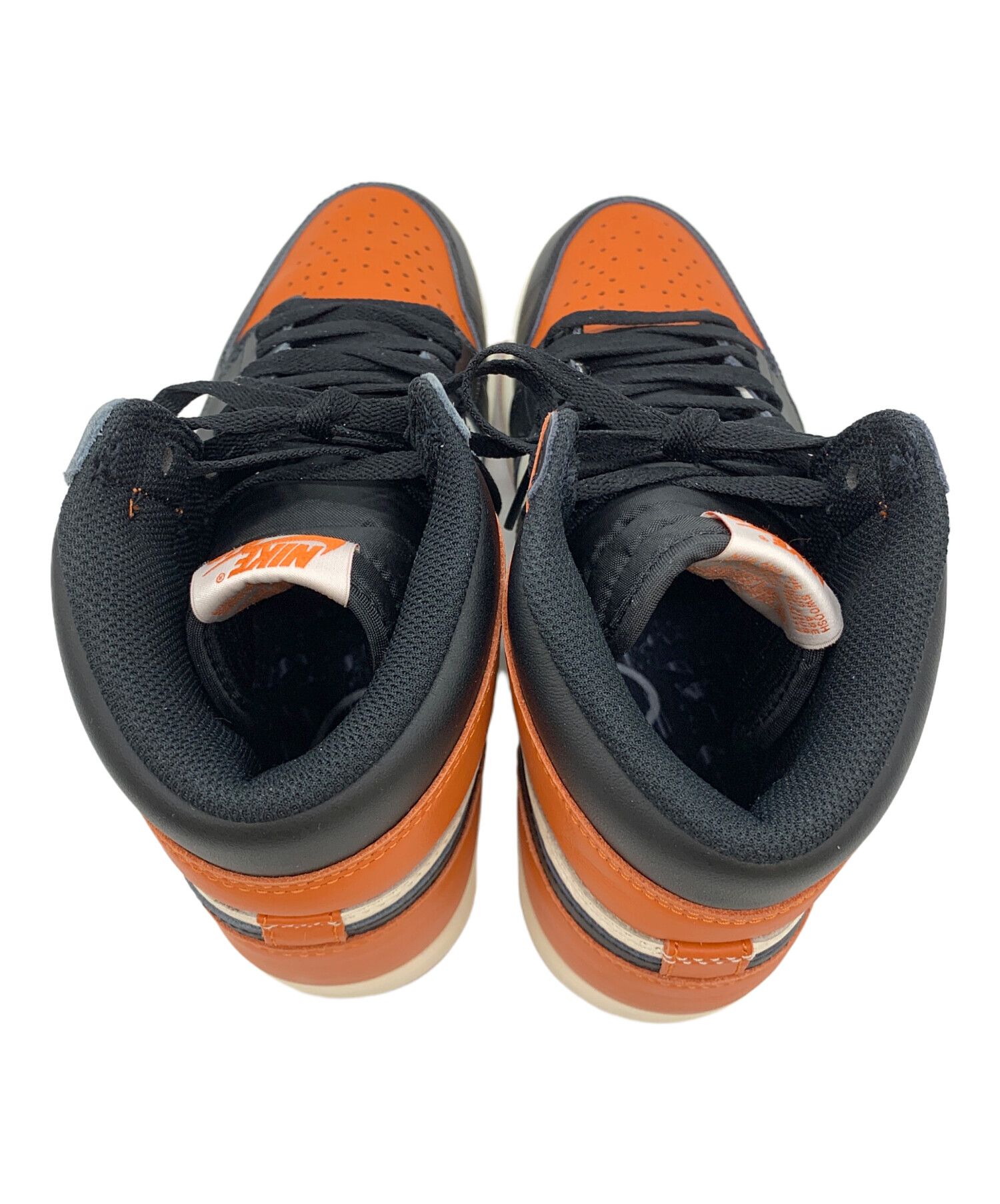 中古・古着通販】NIKE (ナイキ) スニーカー オレンジ×ブラック サイズ