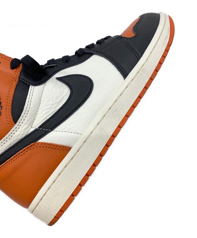 中古・古着通販】NIKE (ナイキ) スニーカー オレンジ×ブラック サイズ