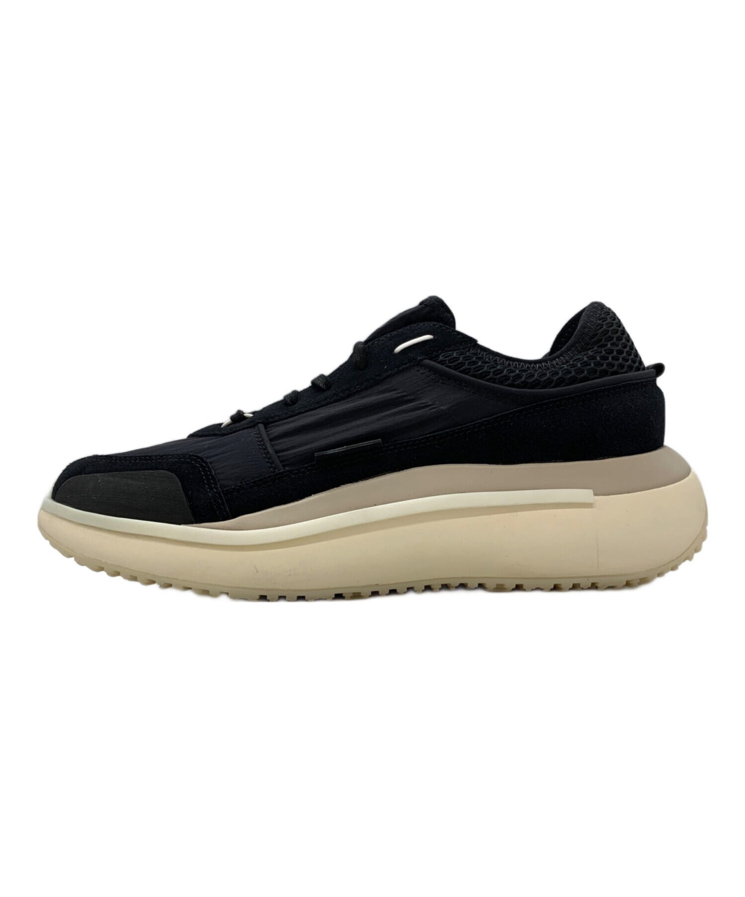 Y-3 ワイスリー スニーカー 29cm 黒xベージュ系 【古着】【中古】 中古・古着通販】Y-3 (ワイスリー) スニーカー ブラック サイズ:29.5
