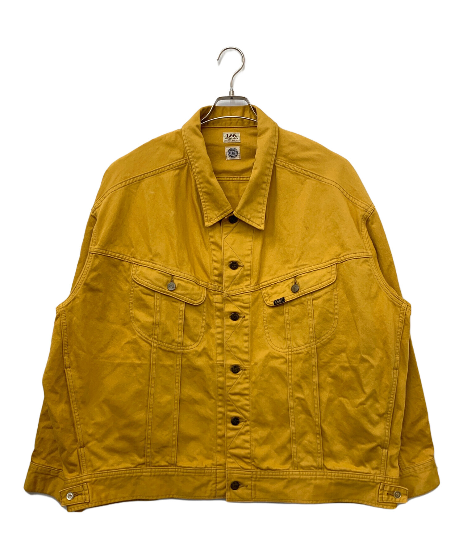 Keboz ジャケット XL イエロー 中古・古着通販】KEBOZ (ケボズ) LEE (リー) WESTERNER JACKET