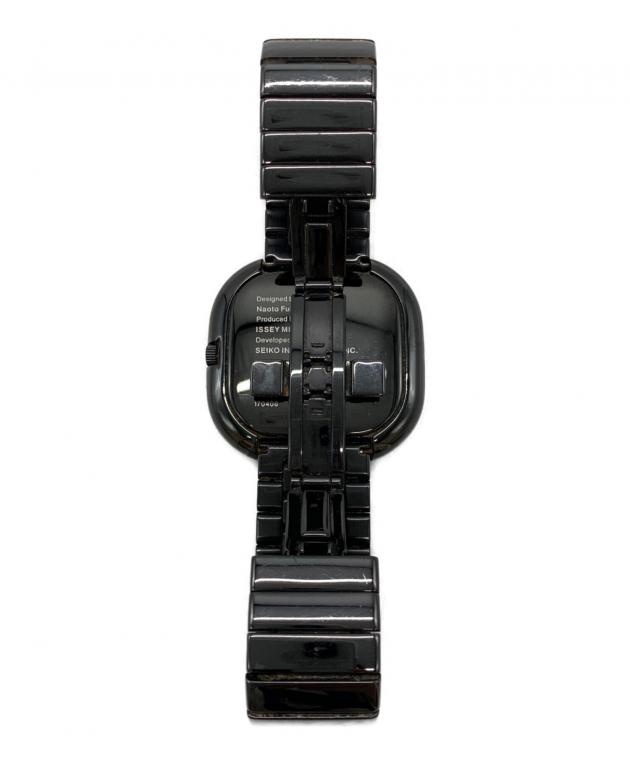 ⭐️連休価格⭐️イッセイミヤケ黒デザインベルト⭐️ 中古・古着通販】ISSEY MIYAKE (イッセイミヤケ) 腕時計｜ブランド