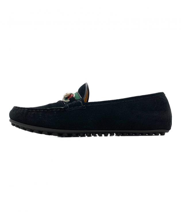 中古・古着通販】GUCCI (グッチ) ドライビングシューズ ブラック