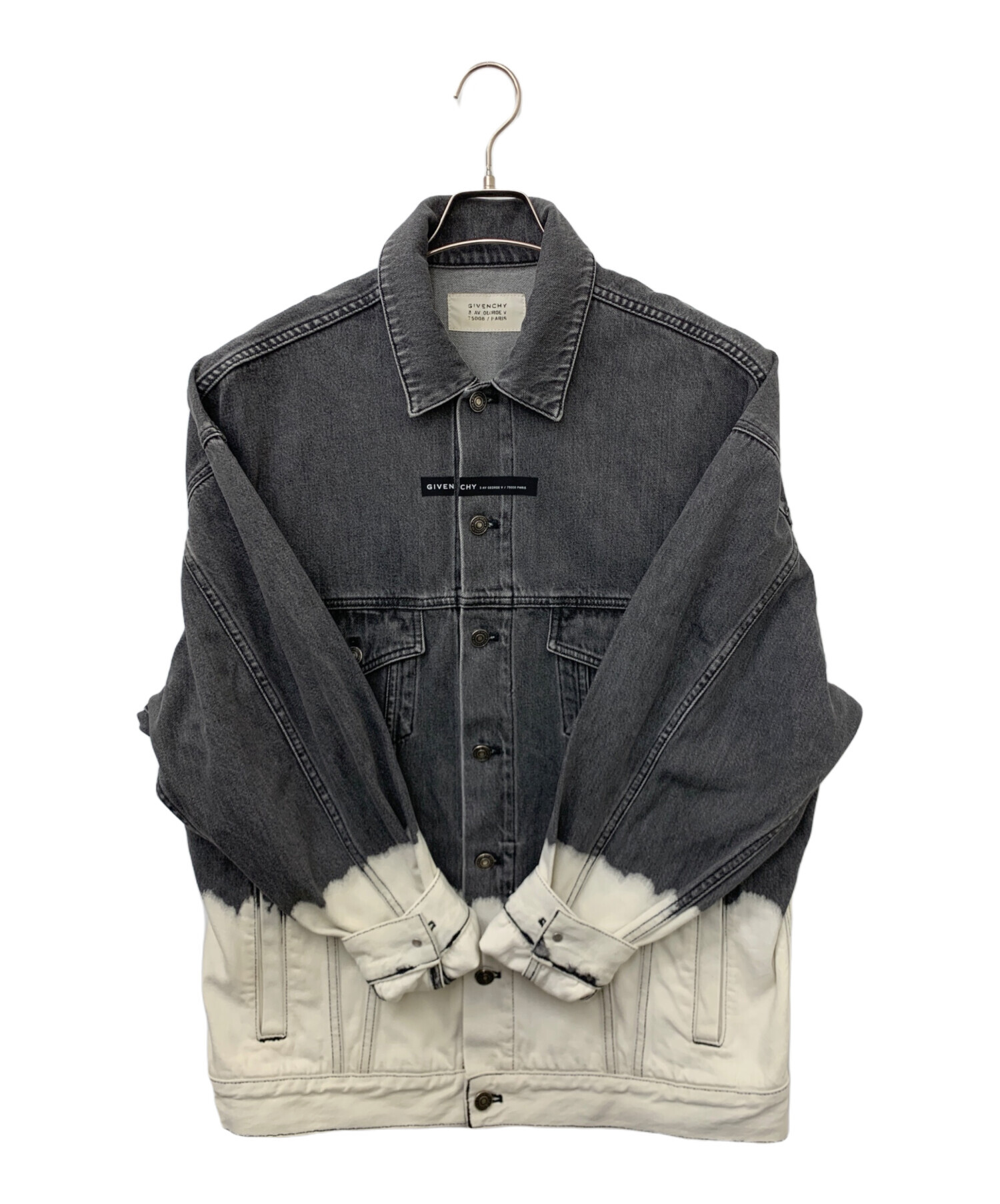 中古・古着通販】GIVENCHY (ジバンシィ) デニムジャケット グレー