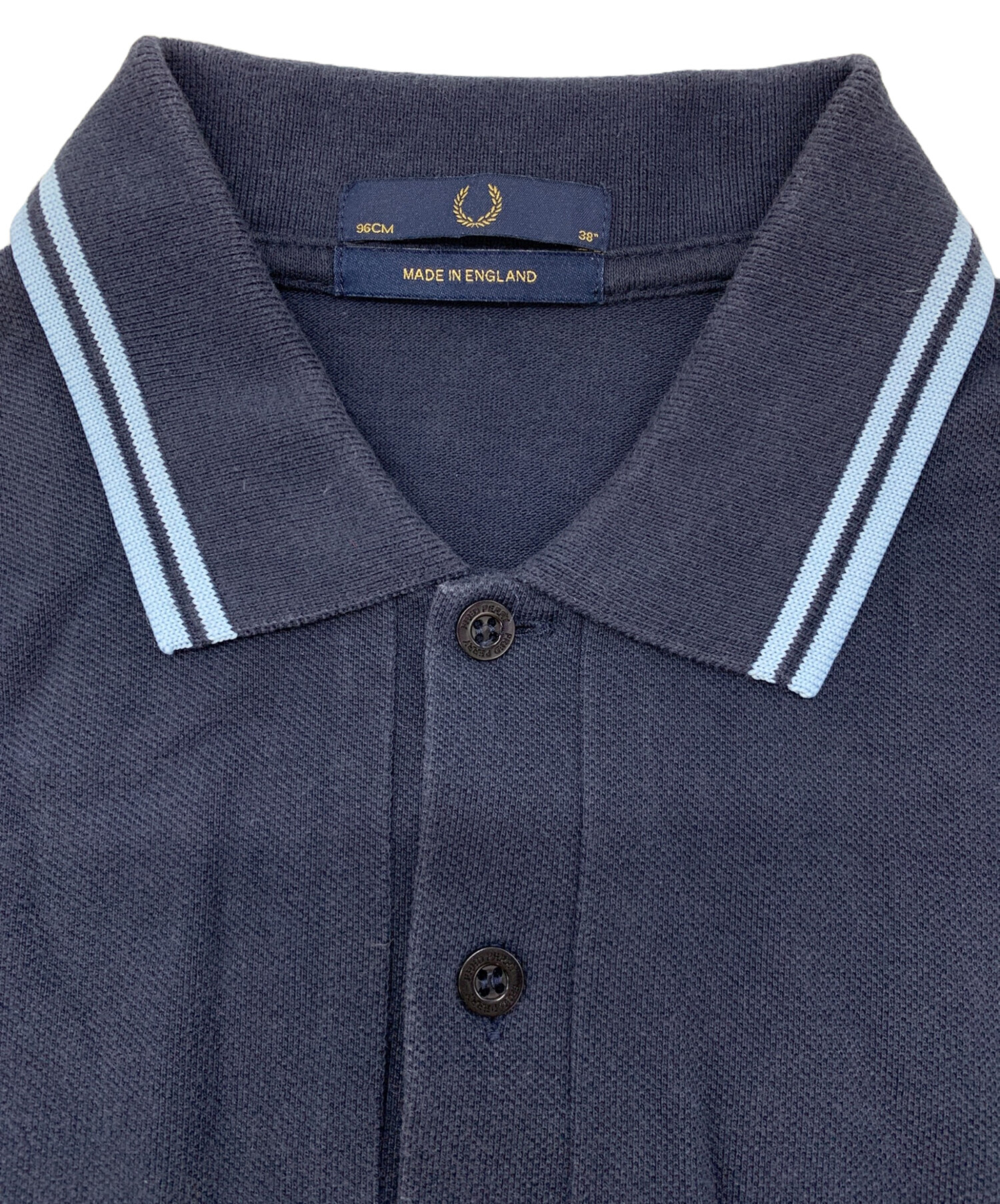 中古・古着通販】FRED PERRY (フレッドペリー) ポロシャツ ネイビー