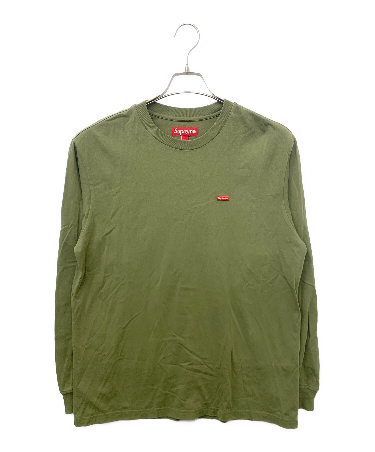 中古・古着通販】Supreme (シュプリーム) Small Box L/S Tee グリーン 