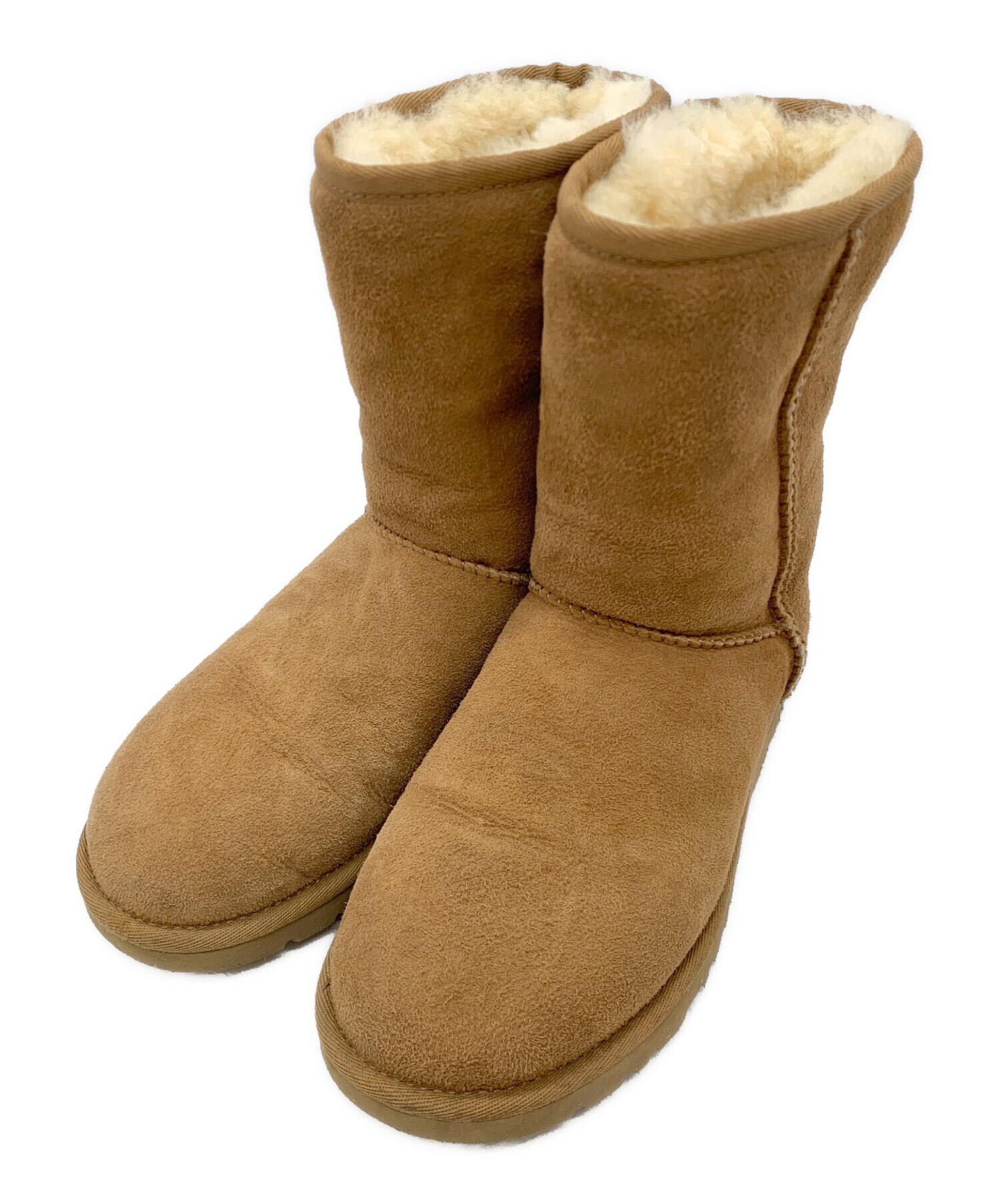 中古・古着通販】UGG (アグ) ショートブーツ ブラウン サイズ:23