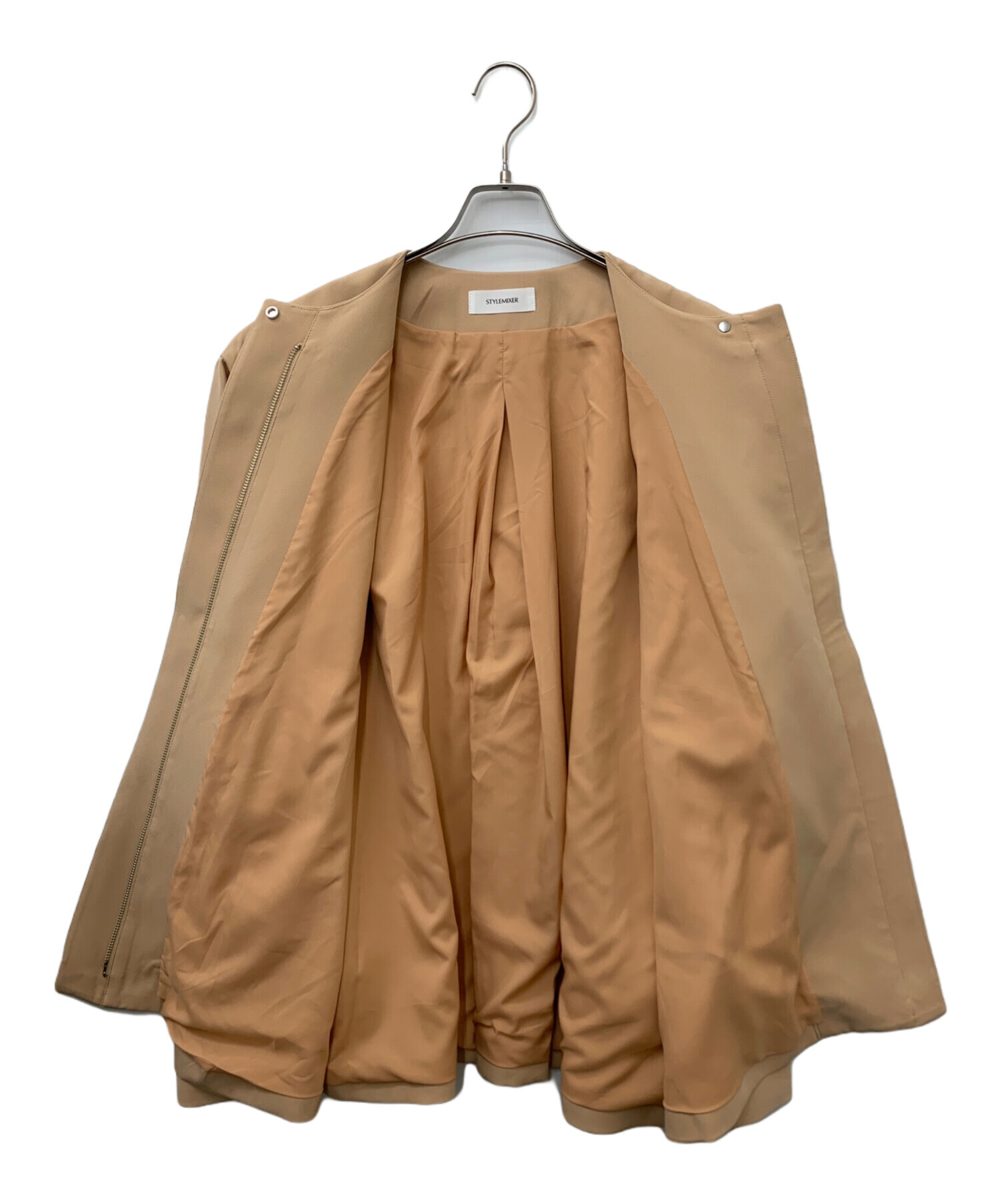 中古・古着通販】STYLE MIXER (スタイルミキサー) ブルゾン ベージュ