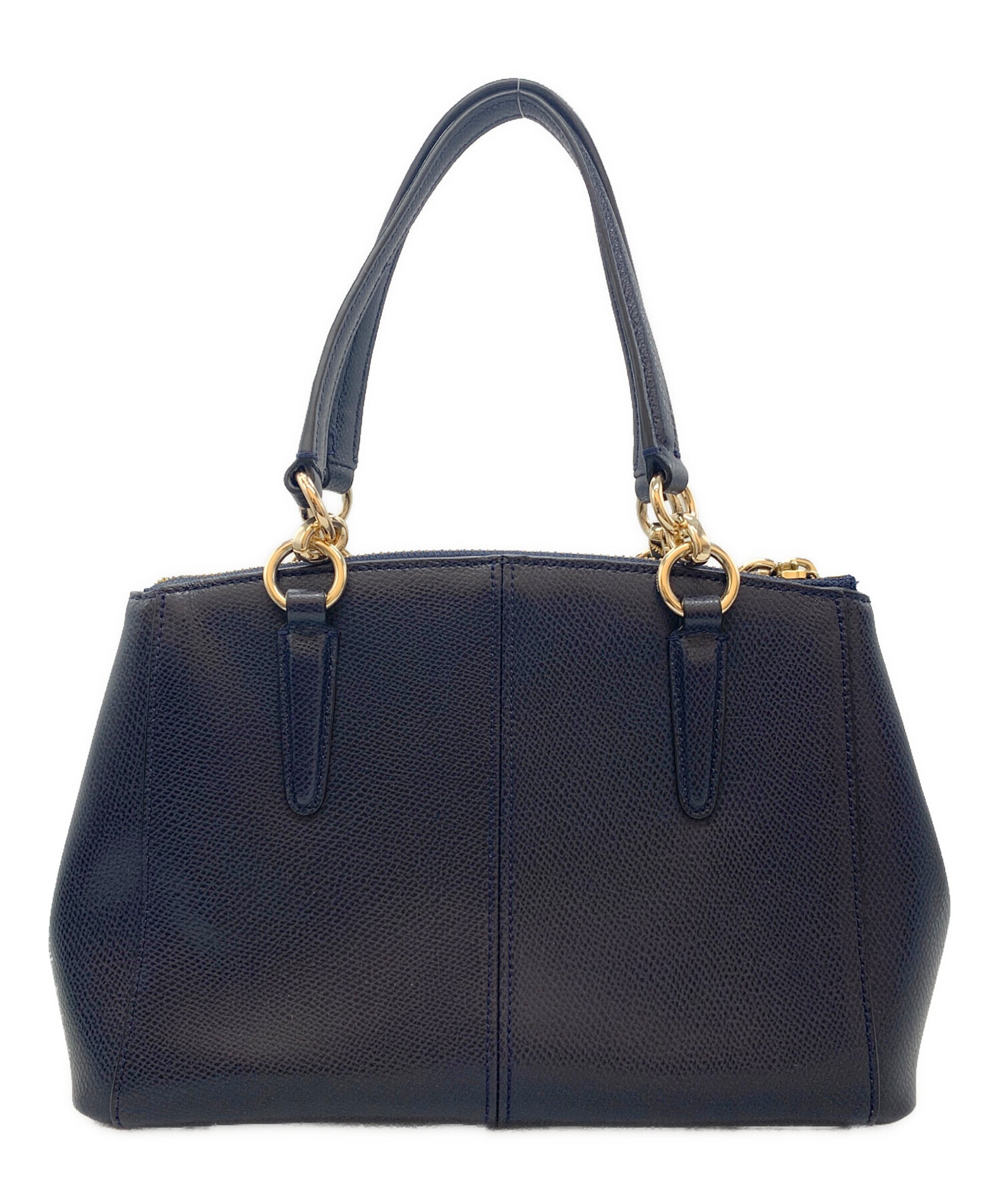 中古・古着通販】COACH (コーチ) 2WAYバッグ ネイビー｜ブランド・古着