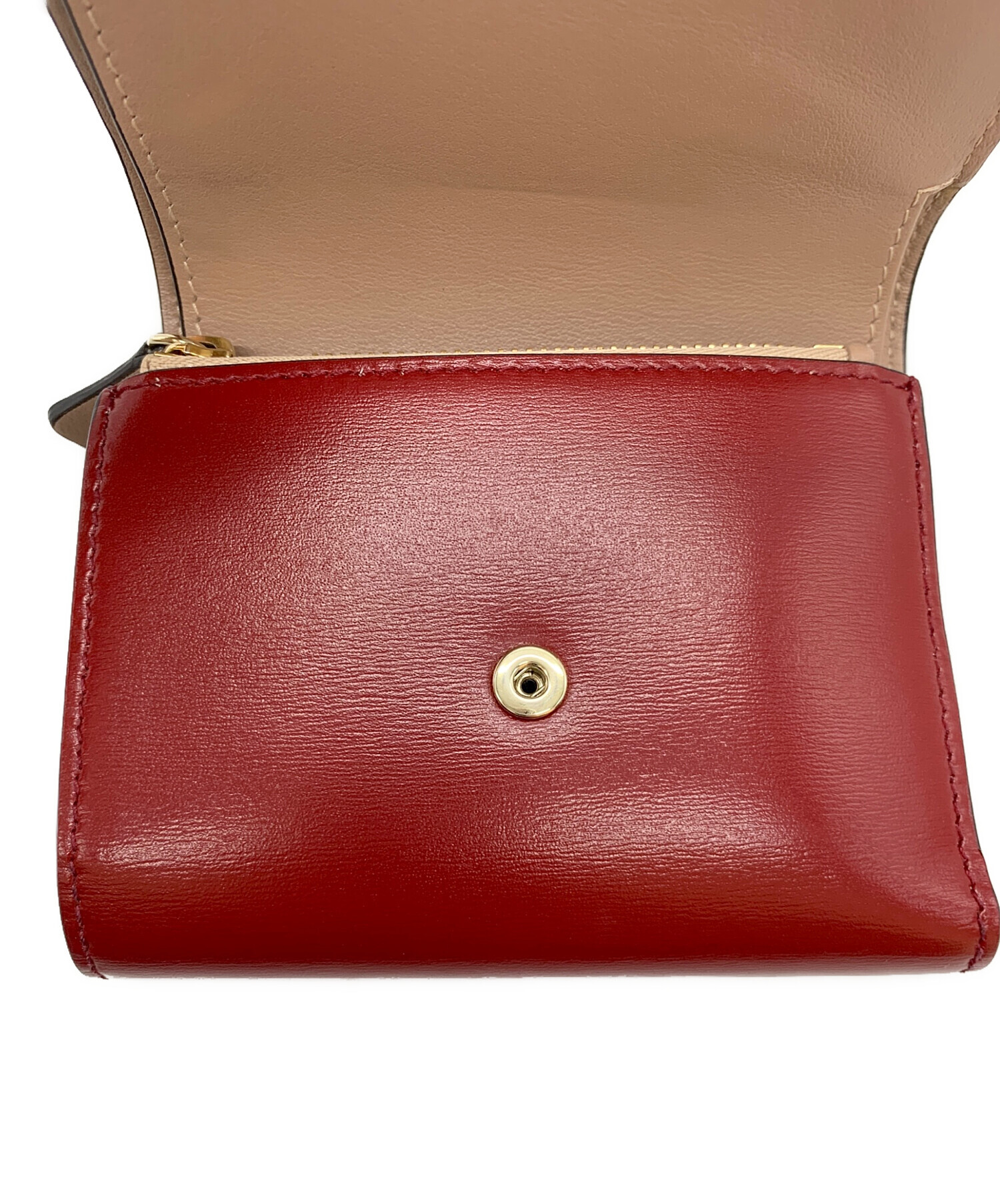 中古・古着通販】JIMMY CHOO (ジミーチュウ) 3つ折り財布 レッド