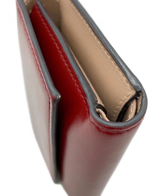 中古・古着通販】JIMMY CHOO (ジミーチュウ) 3つ折り財布 レッド