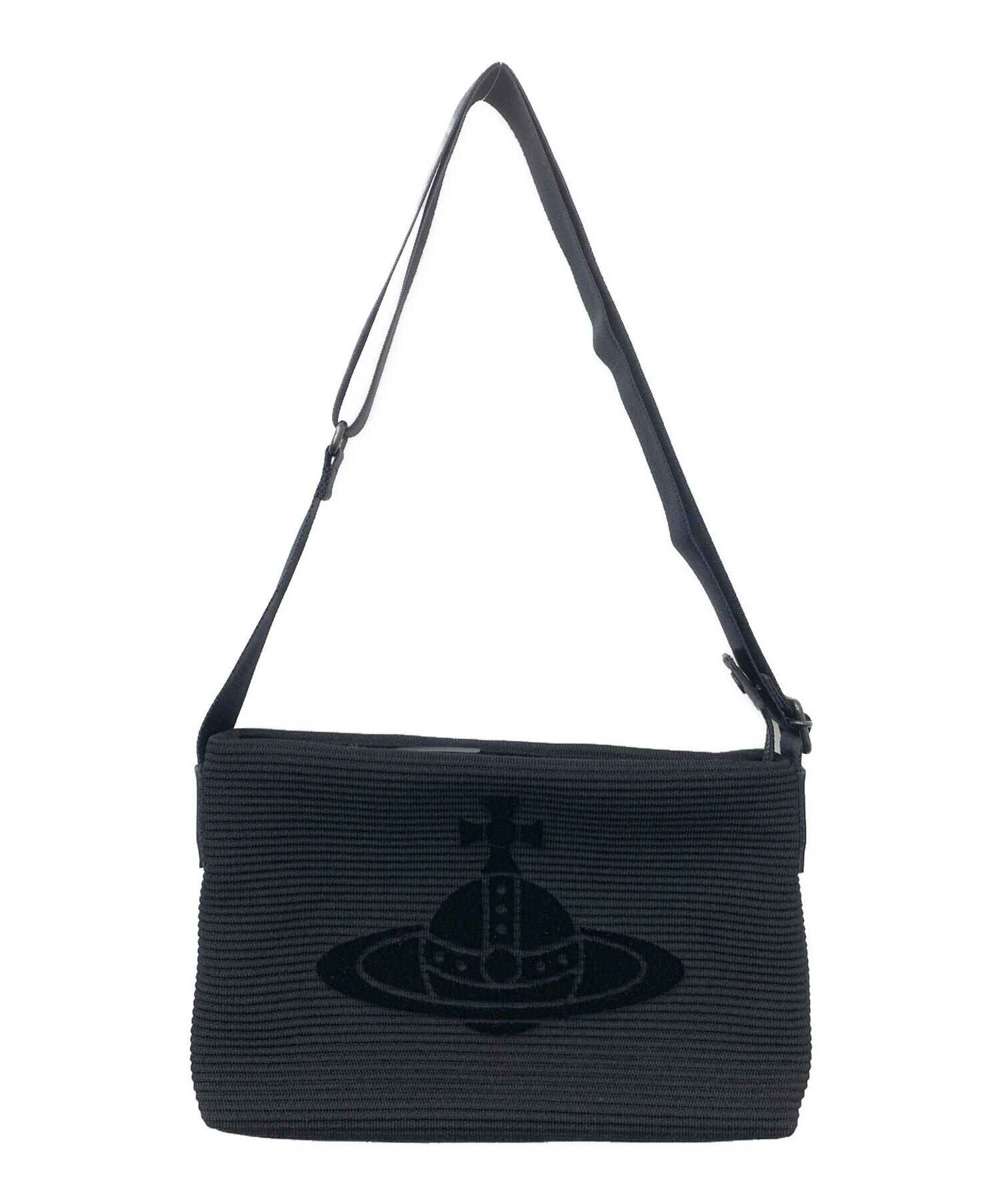 【廃盤 】Vivienne Westwood エッジウェア ショルダーバッグ 黒 ヴィヴィアンウエストウッド ショルダーバッグ エッジウェア 鞄