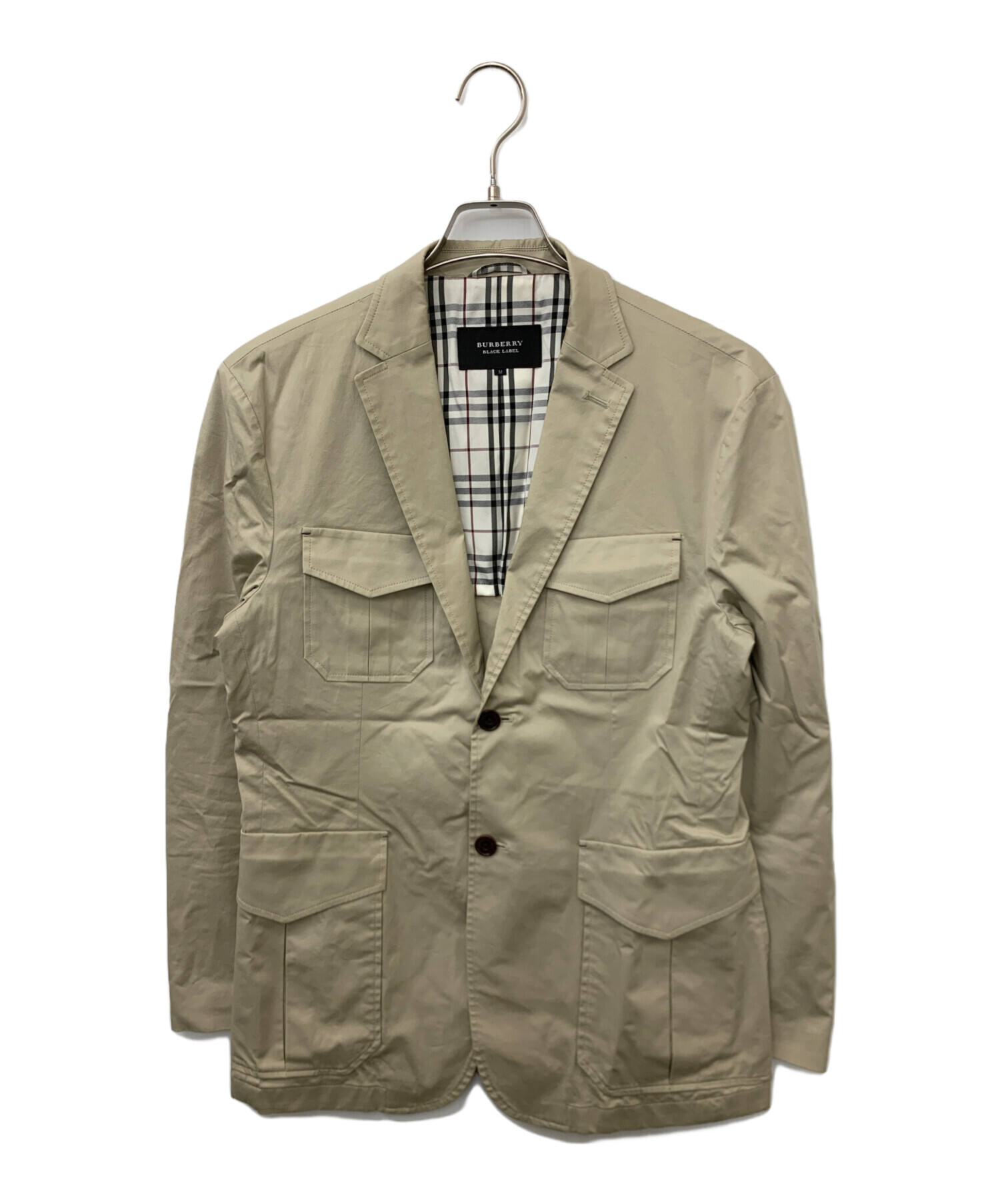 BURBERRY BLACK LABEL ベージュ レザージャケット M BURBERRY BLACK LABEL ジャケット Mサイズ ベージュ - メルカリ
