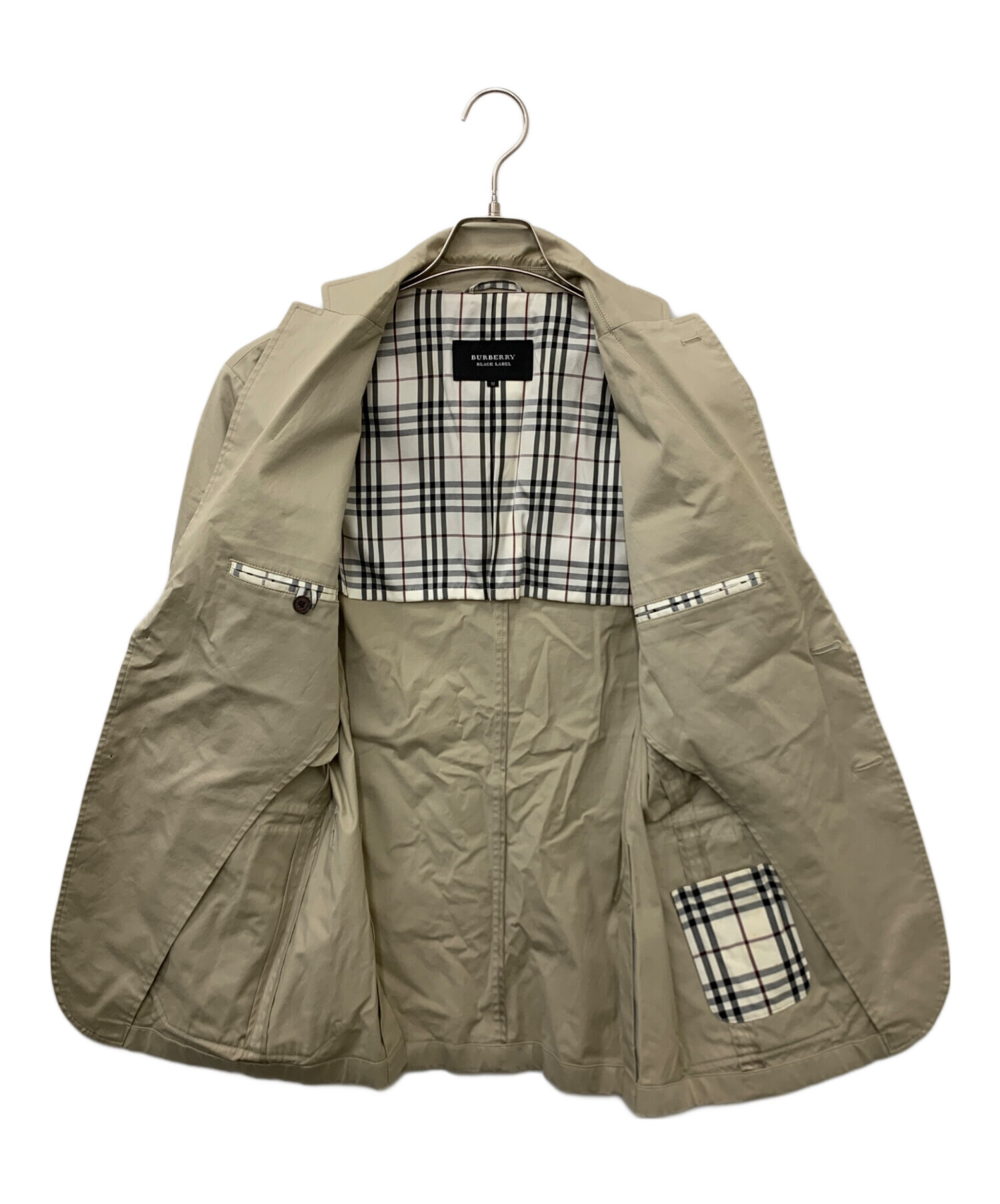 BURBERRY BLACK LABEL ベージュ レザージャケット M BURBERRY BLACK LABEL レザージャケット Mサイズ 【公式通販】