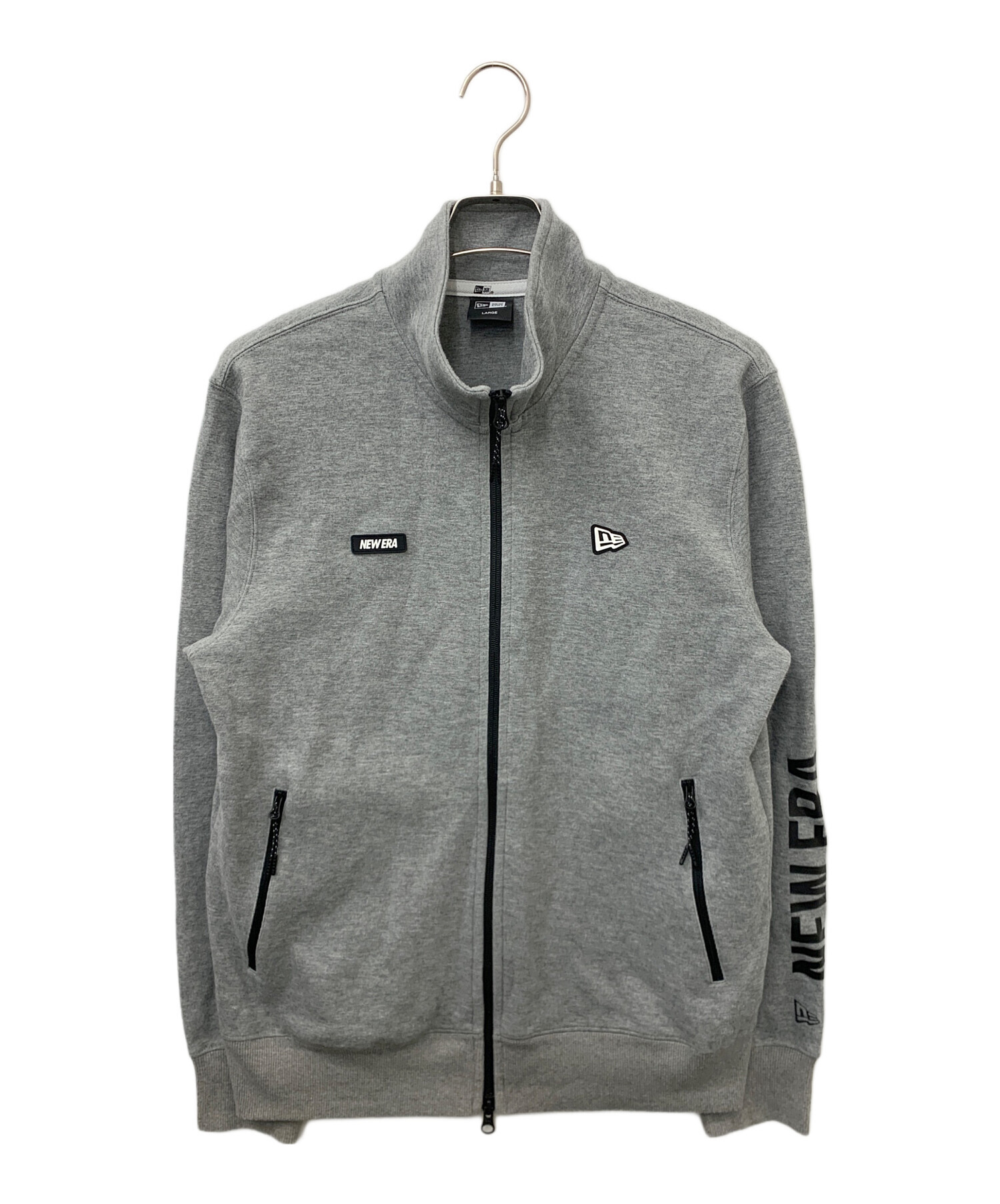 【未使用】ニューエラ　スウェット　8L　グレー 中古・古着通販】New Era (ニューエラ) ジップアップスウェット グレー