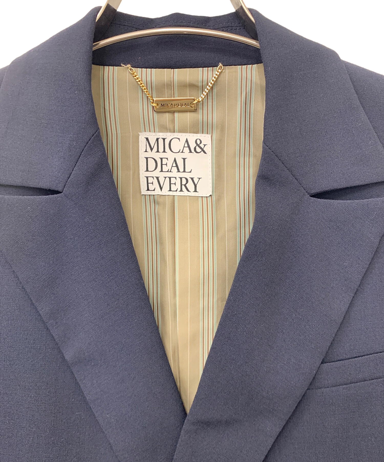 中古・古着通販】MICA&DEAL (マイカアンドディール) ダブルジャケット 