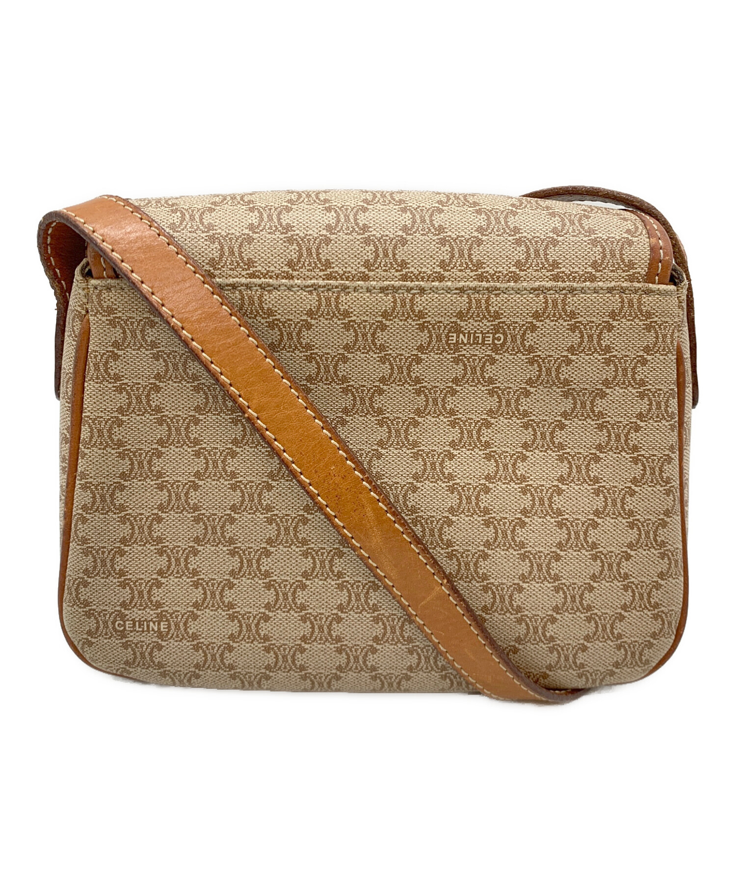 中古・古着通販】CELINE (セリーヌ) ショルダーバッグ ベージュ