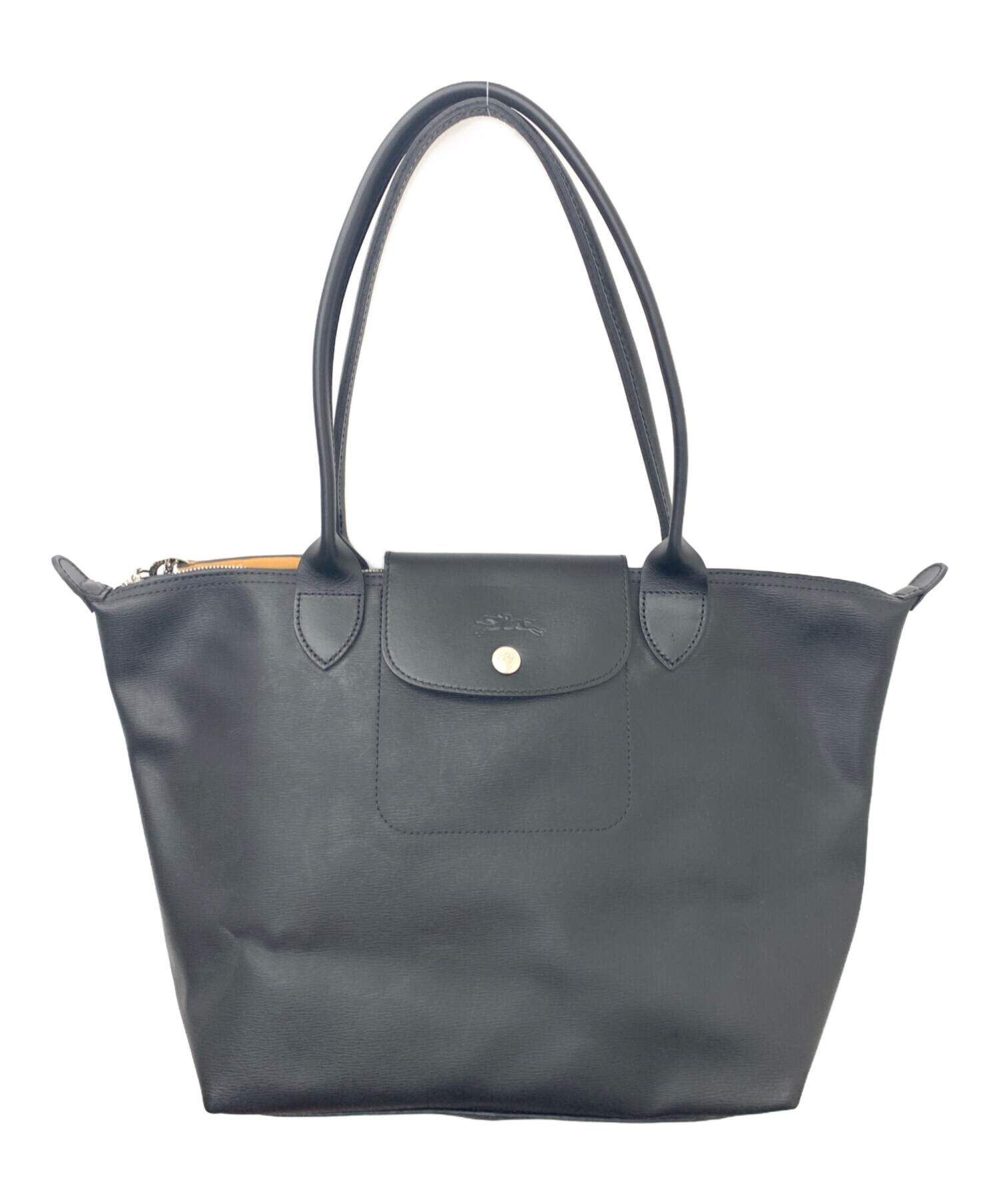 中古・古着通販】LONGCHAMP (ロンシャン) トートバッグ ブラック 