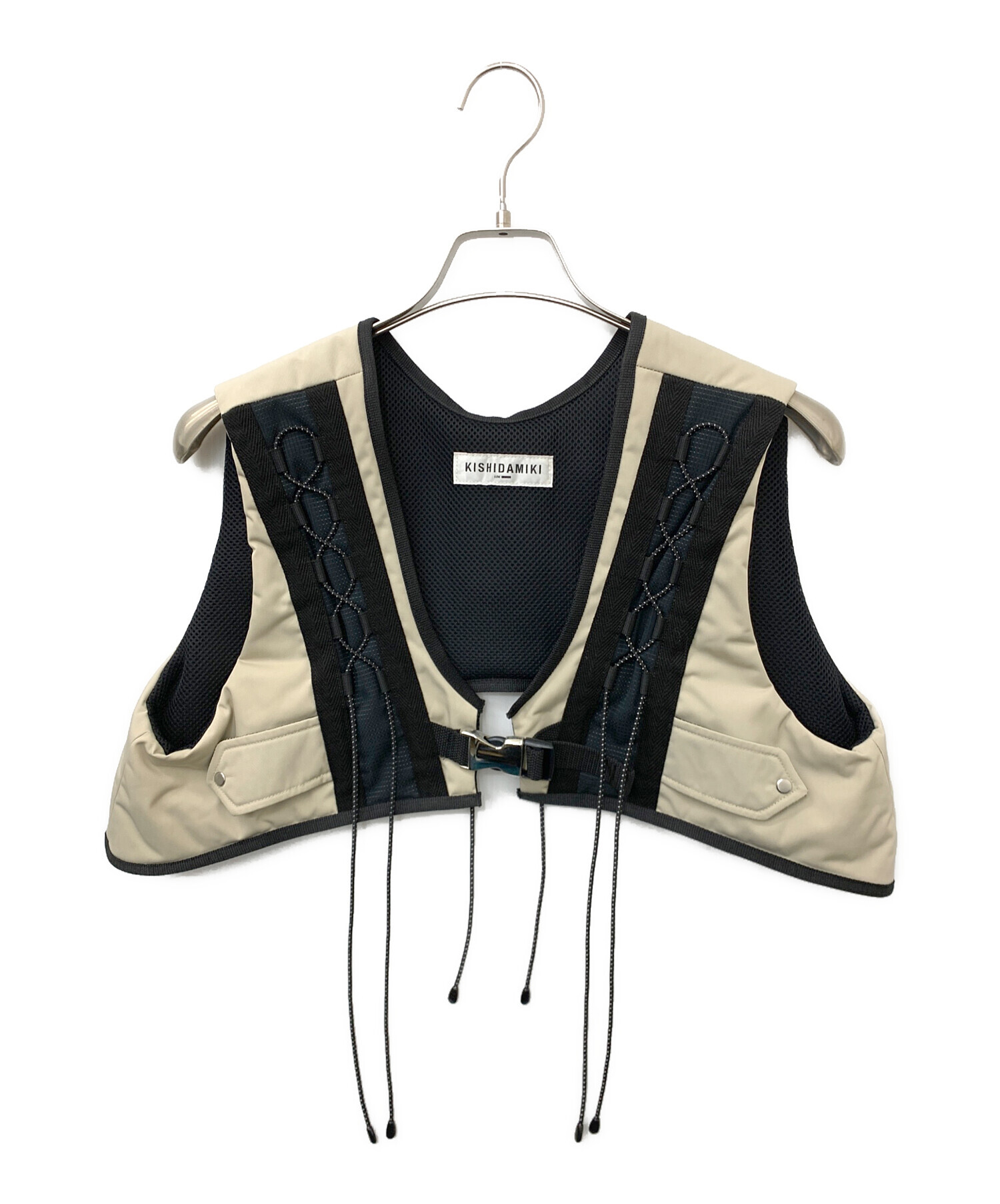 中古・古着通販】KISHIDAMIKI (キシダミキ) Tec Cropped Top ホワイト