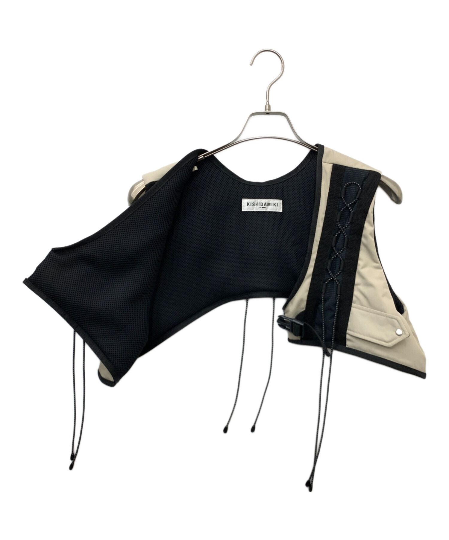 中古・古着通販】KISHIDAMIKI (キシダミキ) Tec Cropped Top ホワイト