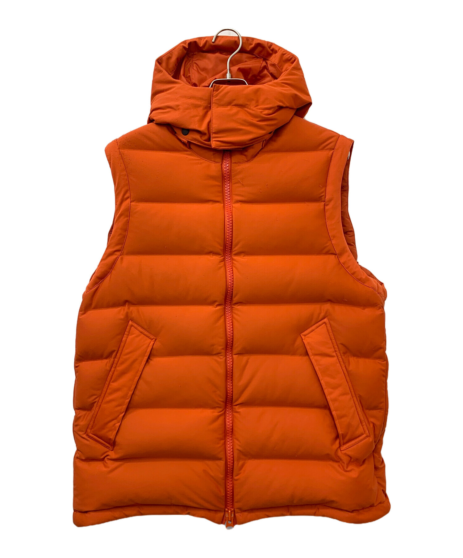 中古・古着通販】Y-3 (ワイスリー) ダウンベスト オレンジ サイズ:M