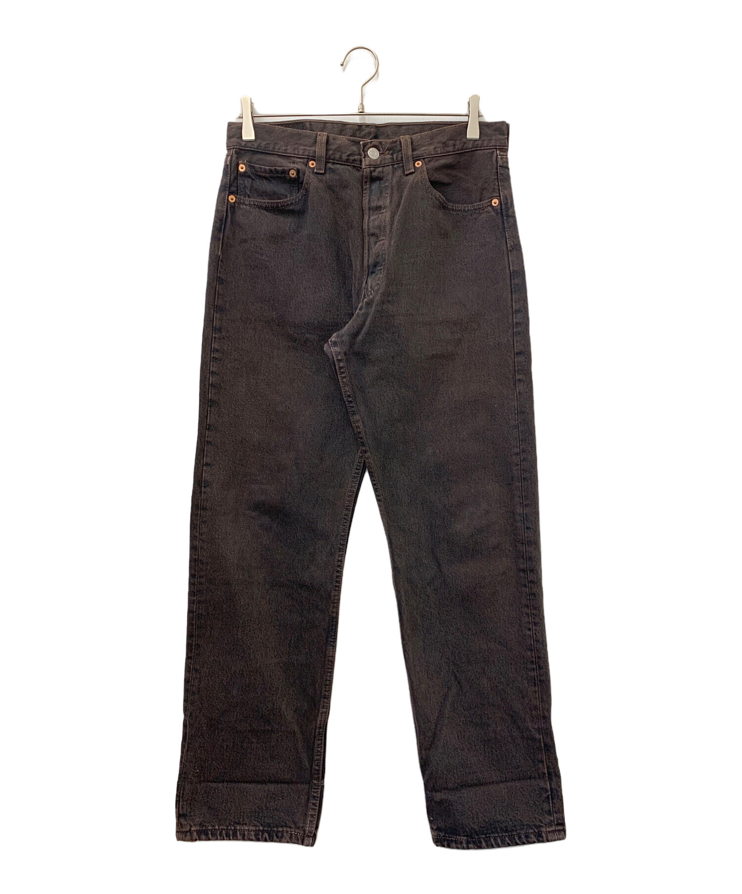 専用出品Levi’s【リーバイス】501 後染めブラウンデニムパンツ アメリカ製 中古・古着通販】LEVI'S (リーバイス) 後染め501デニムパンツ ブラウン