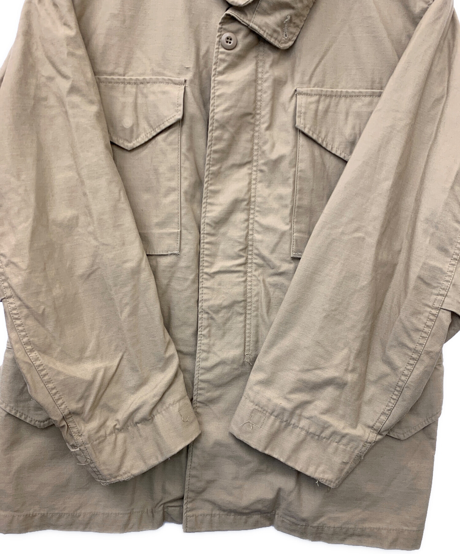 中古・古着通販】ALPHA (アルファ) M65ジャケット ベージュ サイズ:M-R