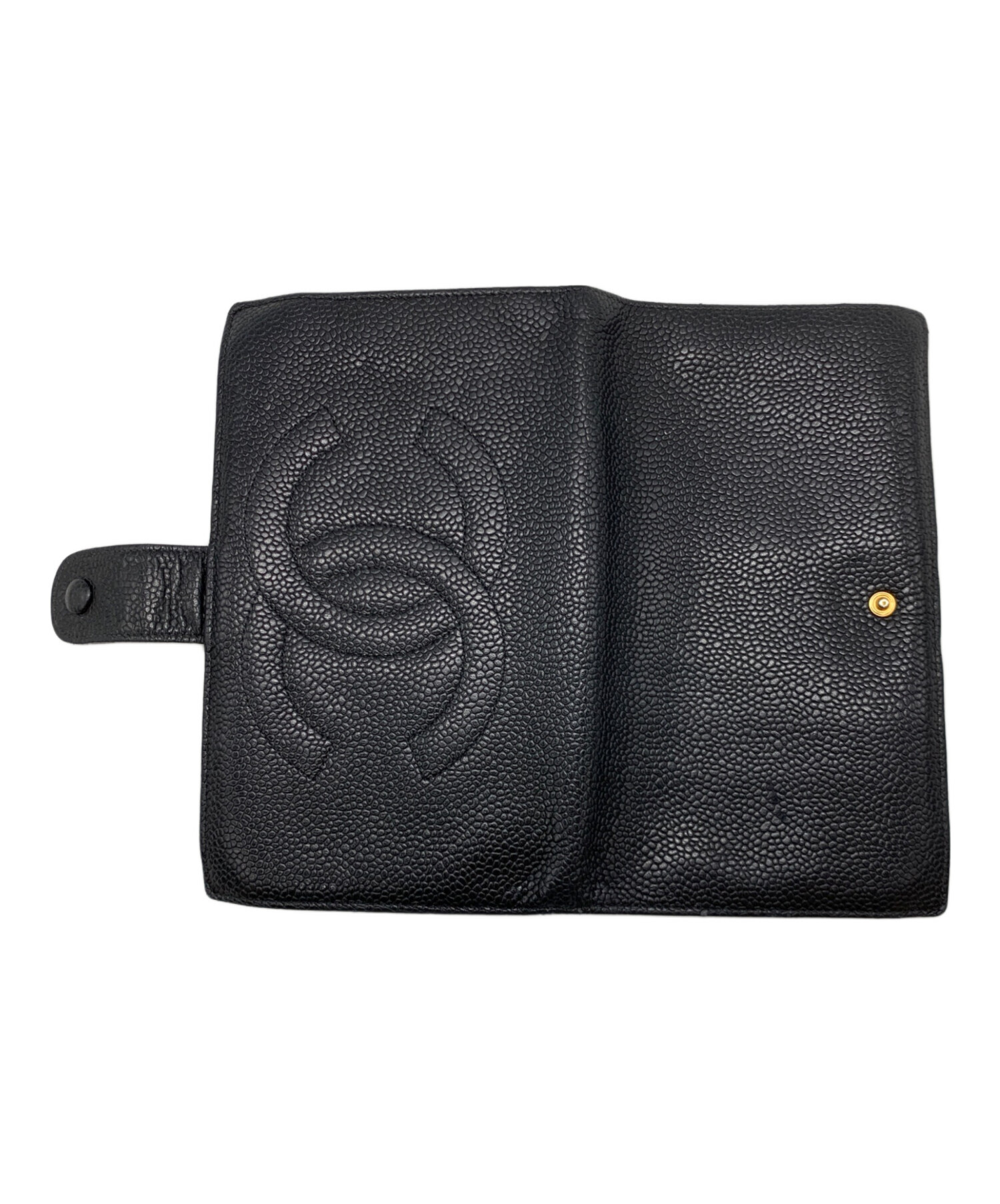 中古・古着通販】CHANEL (シャネル) 長財布 ブラック｜ブランド・古着