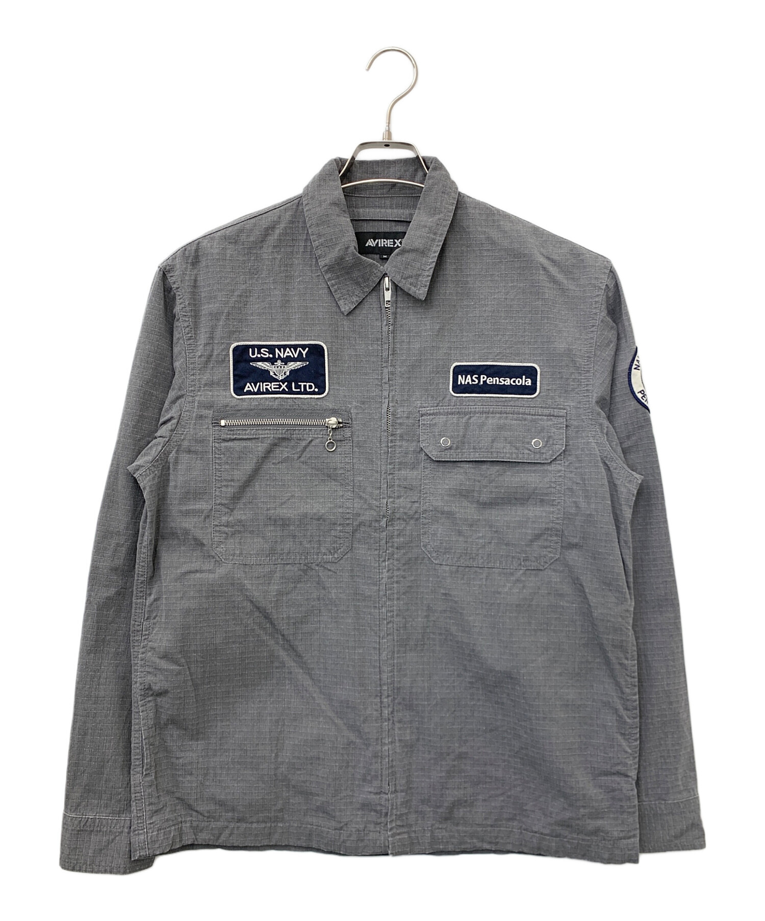 中古・古着通販】AVIREX (アヴィレックス) PIGMENT ZIP UP JACKET 