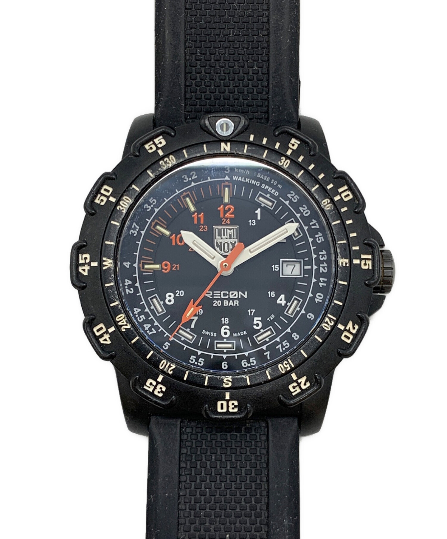 ［ジャンク］Luminox ブラックダイバーズスタイル時計 中古・古着通販】LUMINOX (ルミノックス) ダイバーズウォッチ