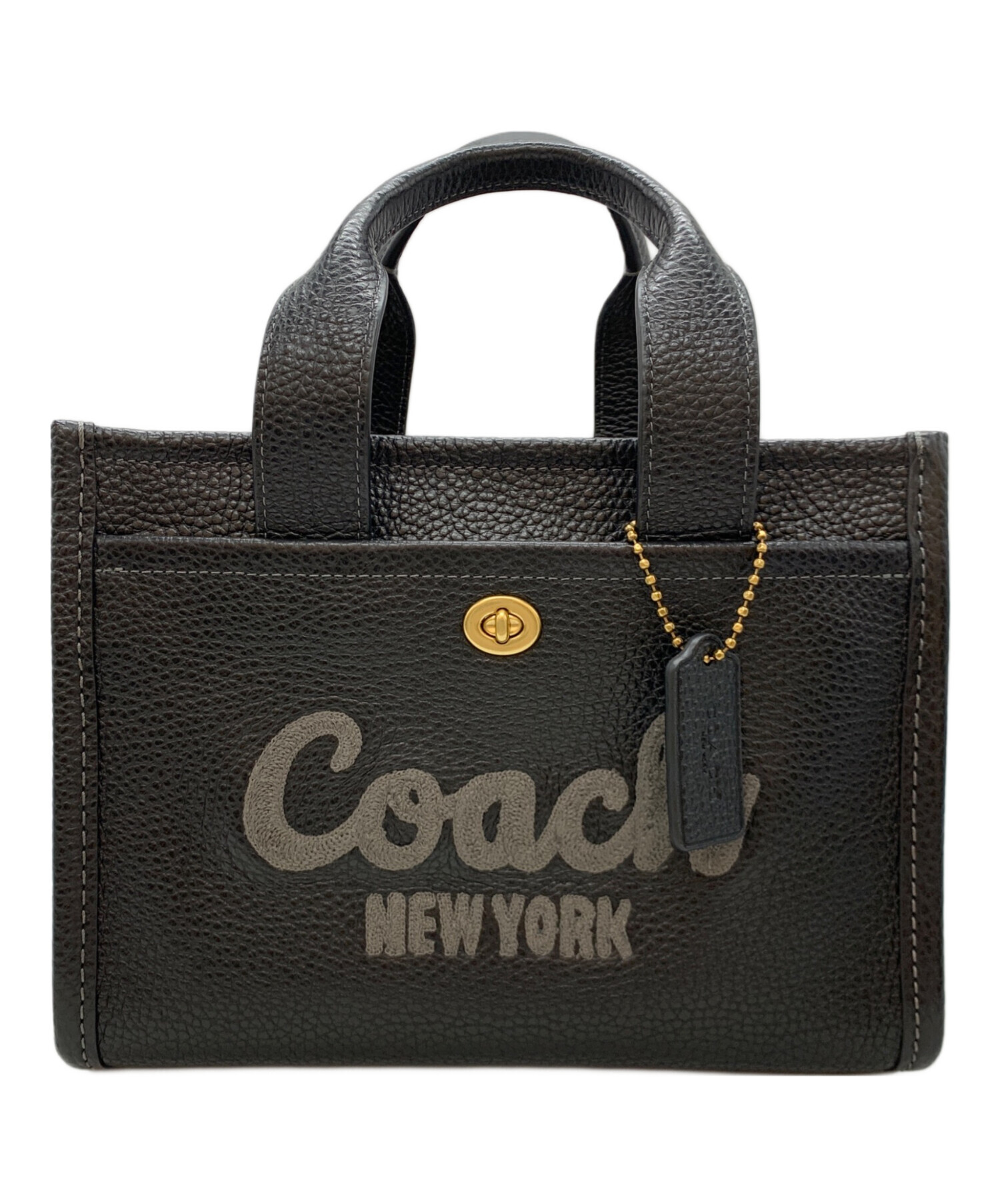 中古・古着通販】COACH (コーチ) カーゴトート―26 ブラック｜ブランド