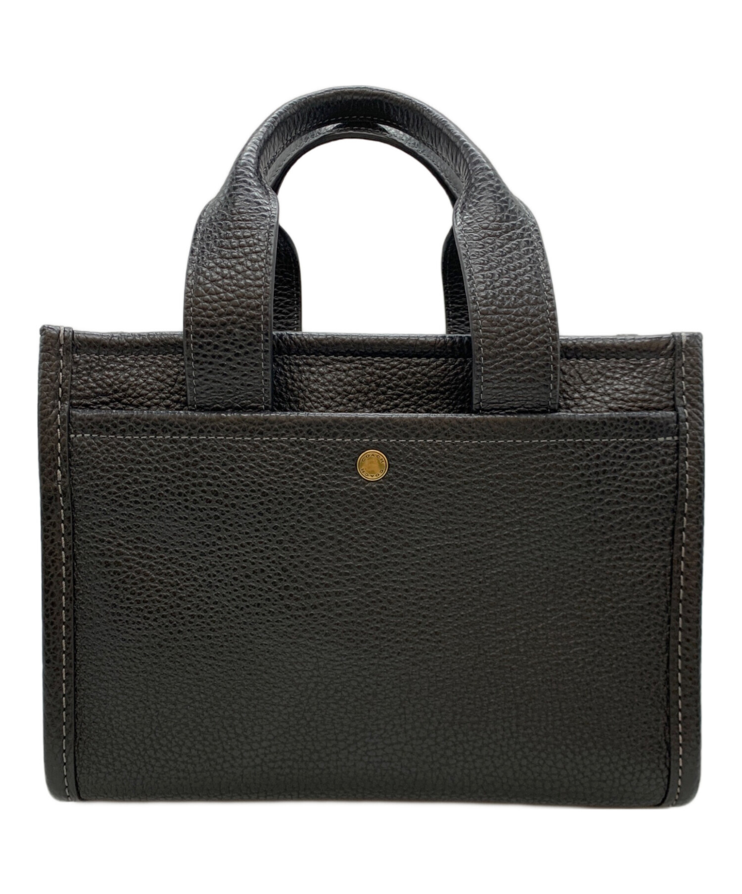 中古・古着通販】COACH (コーチ) カーゴトート―26 ブラック｜ブランド