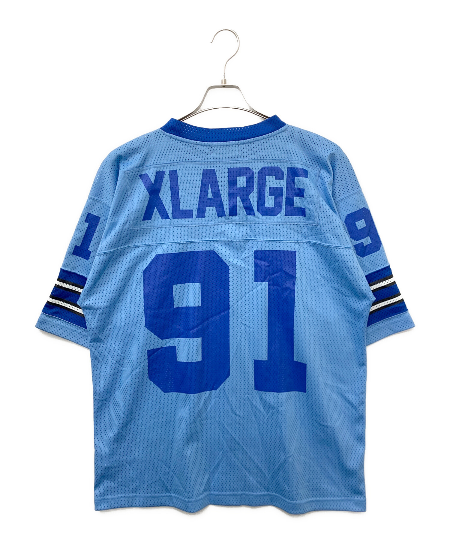 中古・古着通販】X-LARGE (エクストララージ) ゲームシャツ ブルー