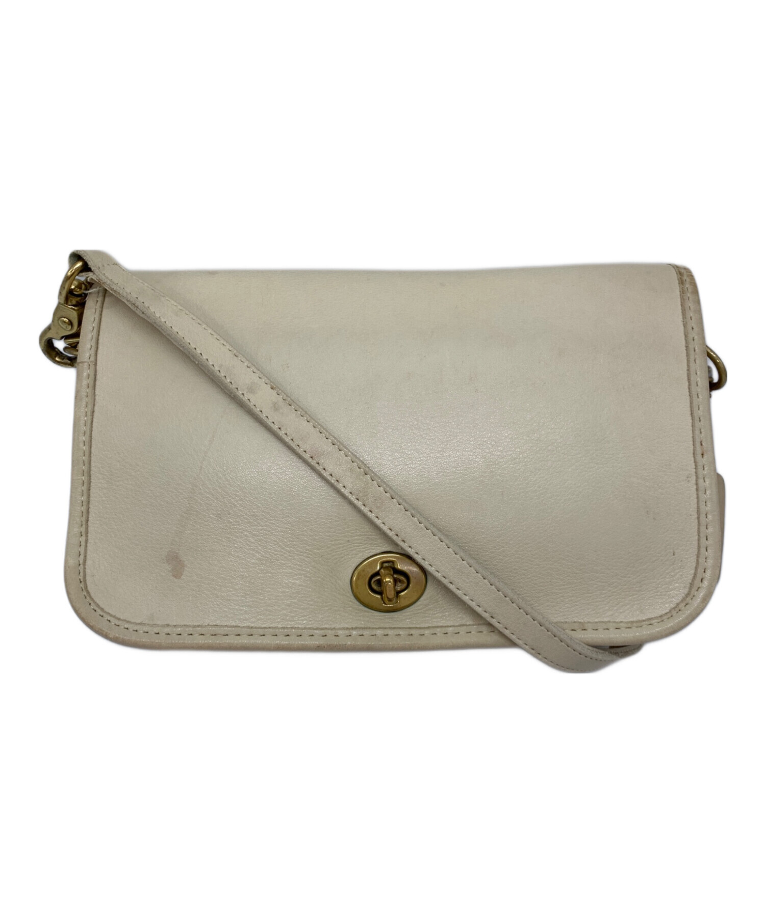 中古・古着通販】COACH (コーチ) ショルダーバッグ アイボリー 
