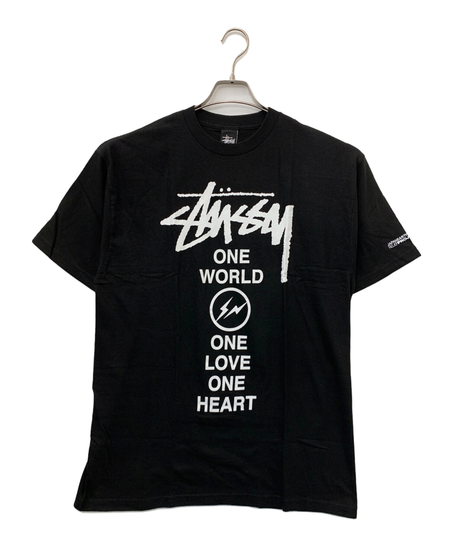 00s OLD STUSSY Tシャツ ONE WORLD ONE LOVE 中古・古着通販】stussy (ステューシー) ONE WORLD ONE LOVE ONE HEART
