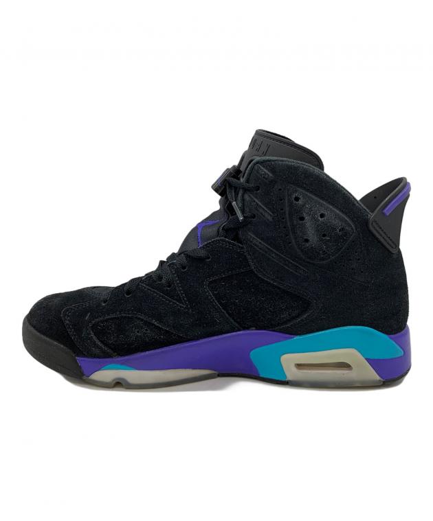 NIKE ナイキ Air Jordan 6 Retro ブランドロゴ スニーカー 合成繊維 ブラック メンズ 27【古着】【中古】 中古・古着通販】NIKE (ナイキ) Air Jordan 6 Retro ブラック サイズ