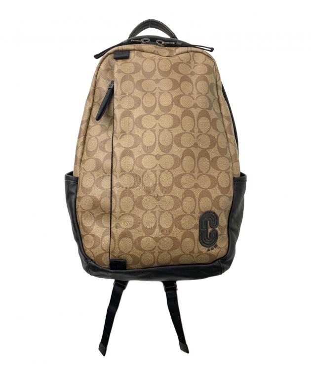 中古・古着通販】COACH (コーチ) リュック ベージュ×ブラック