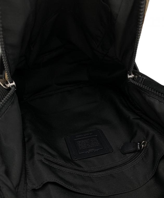 中古・古着通販】COACH (コーチ) リュック ベージュ×ブラック