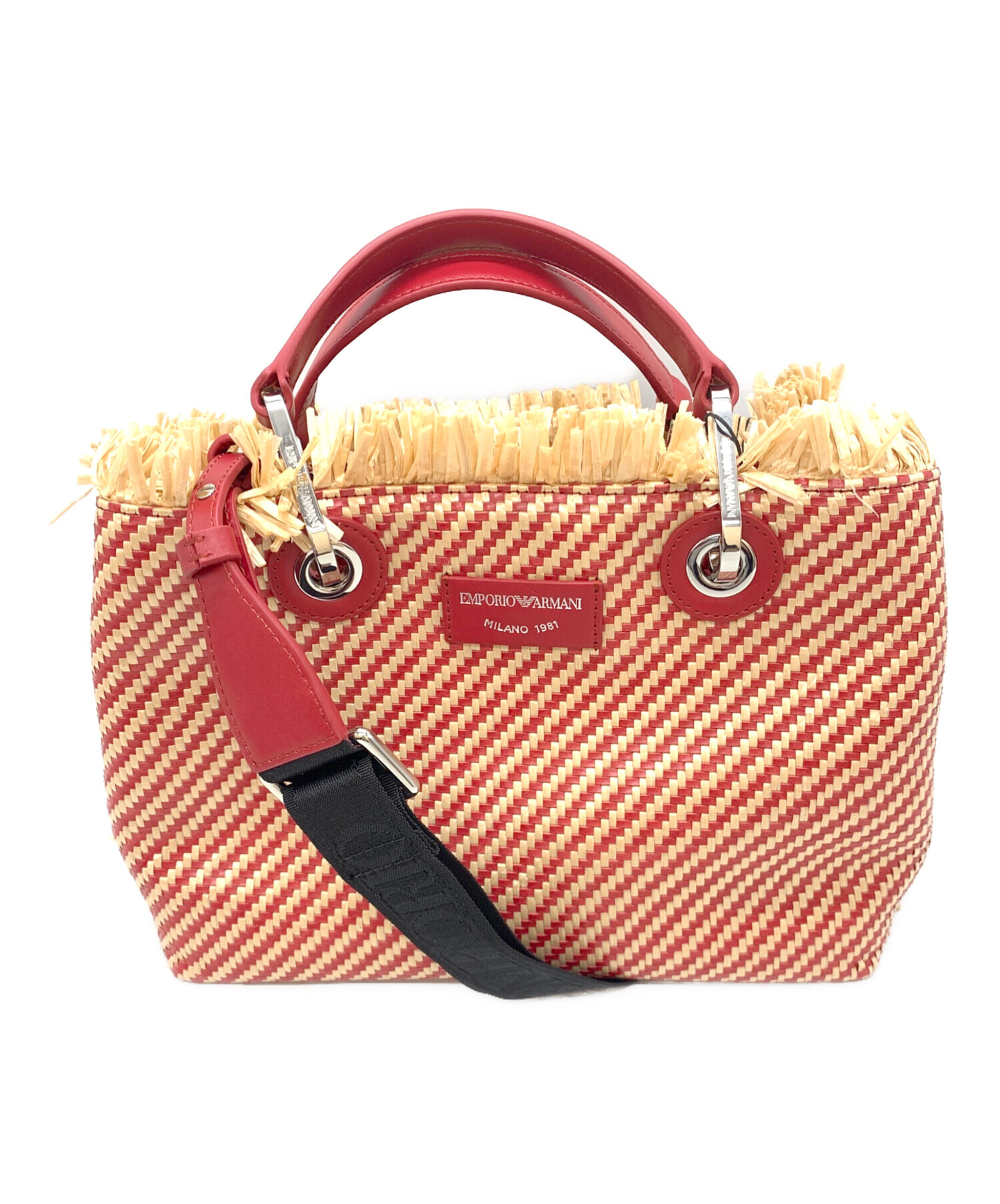 EMPORIO ARMANI エンポリオアルマーニ ショルダーバッグ  ピンク 【古着】【中古】【送料無料】 EMPORIO ARMANI（エンポリオアルマーニ）ハンドバッグ ピンク サイズ