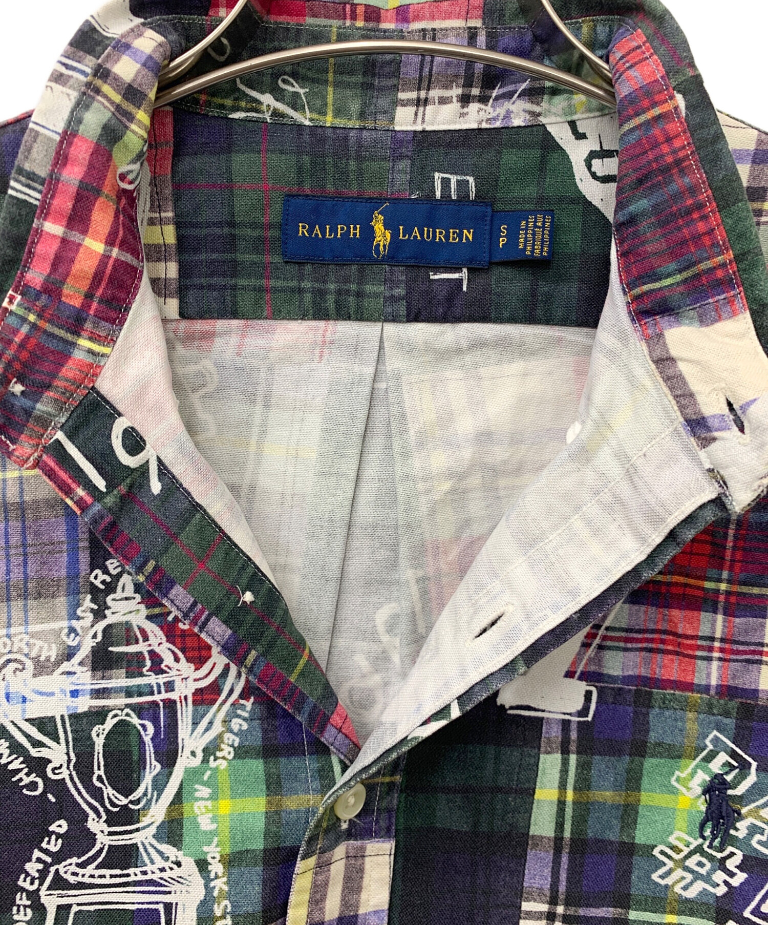 中古・古着通販】RALPH LAUREN (ラルフローレン) パッチワークボタン